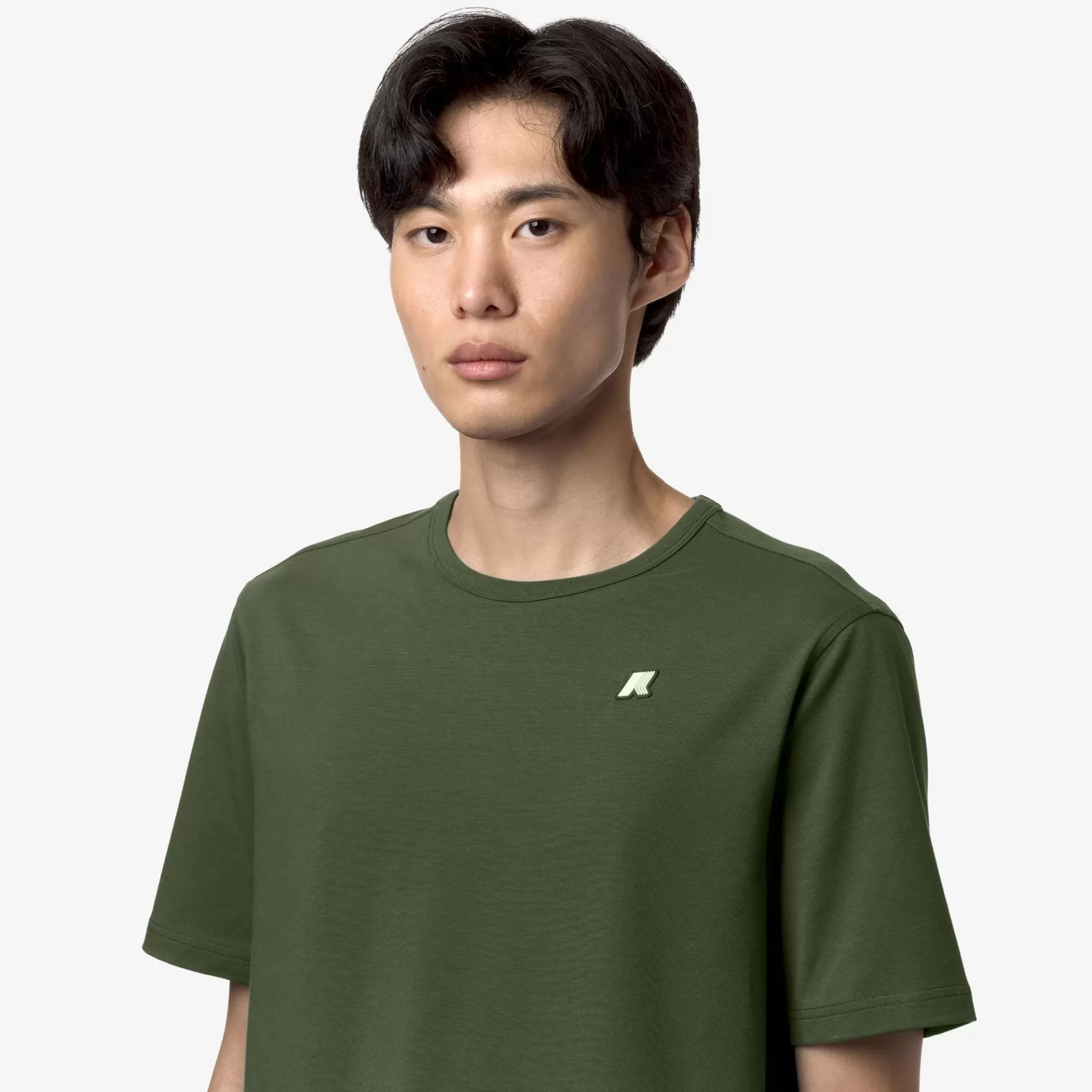 T-Shirt*K-WAY Adame Stretch Jersey - T-Shirtstop - T-Shirt - Man - Green Cypress