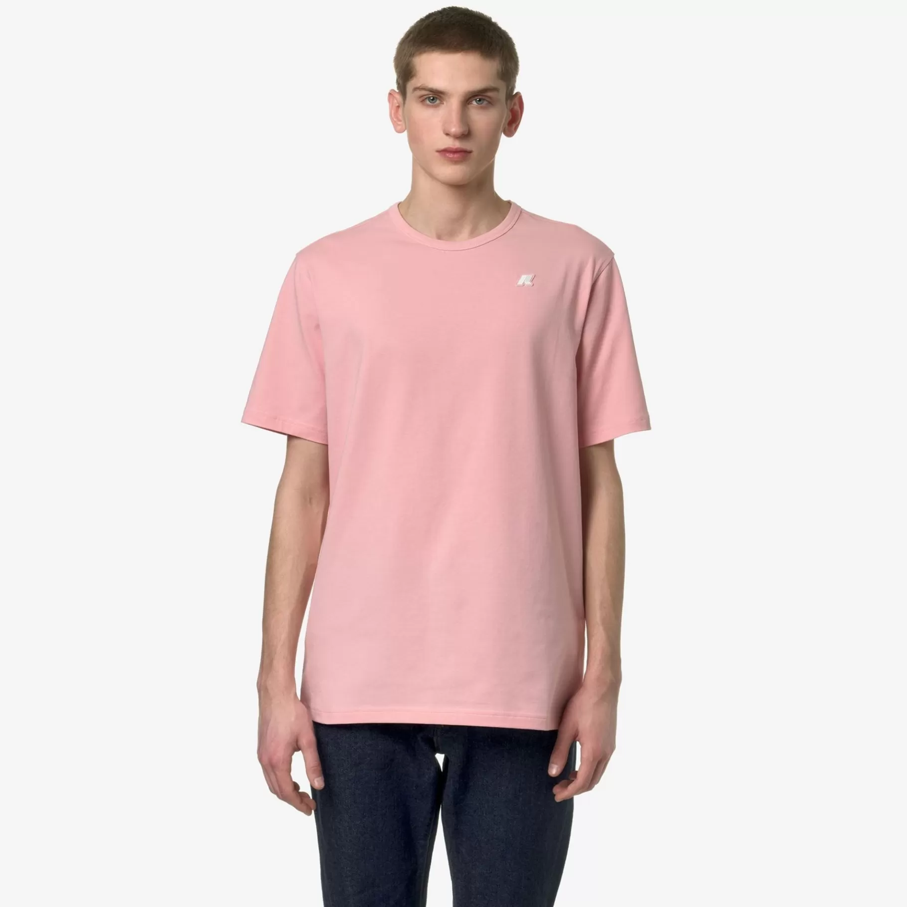 T-Shirt*K-WAY Adame Stretch Jersey - T-Shirtstop - T-Shirt - Man - Pink Ash