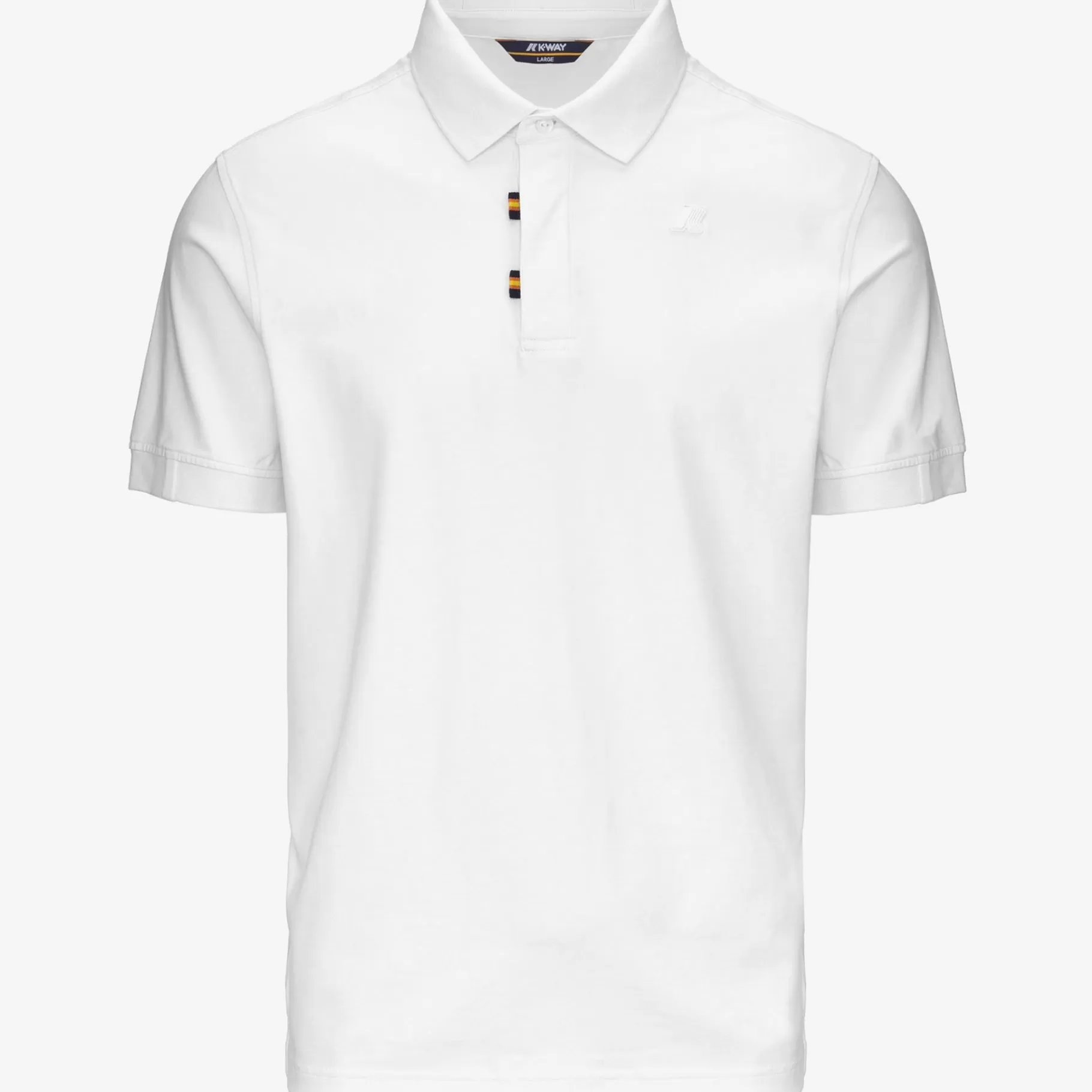 Polo Shirts*K-WAY Alderic Stretch Jersey - Polo Shirts - Polo - Man - White