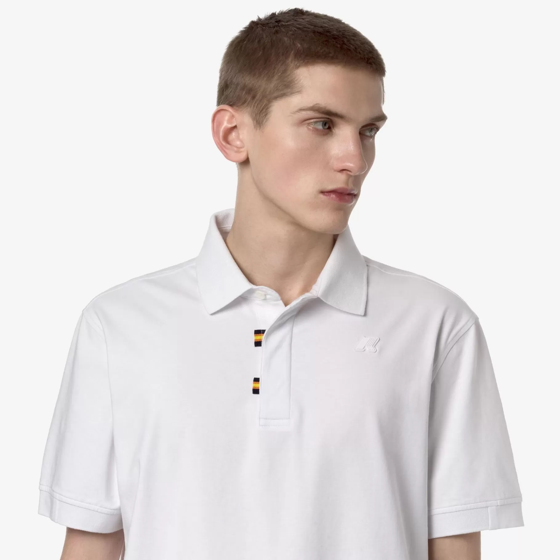 Polo Shirts*K-WAY Alderic Stretch Jersey - Polo Shirts - Polo - Man - White