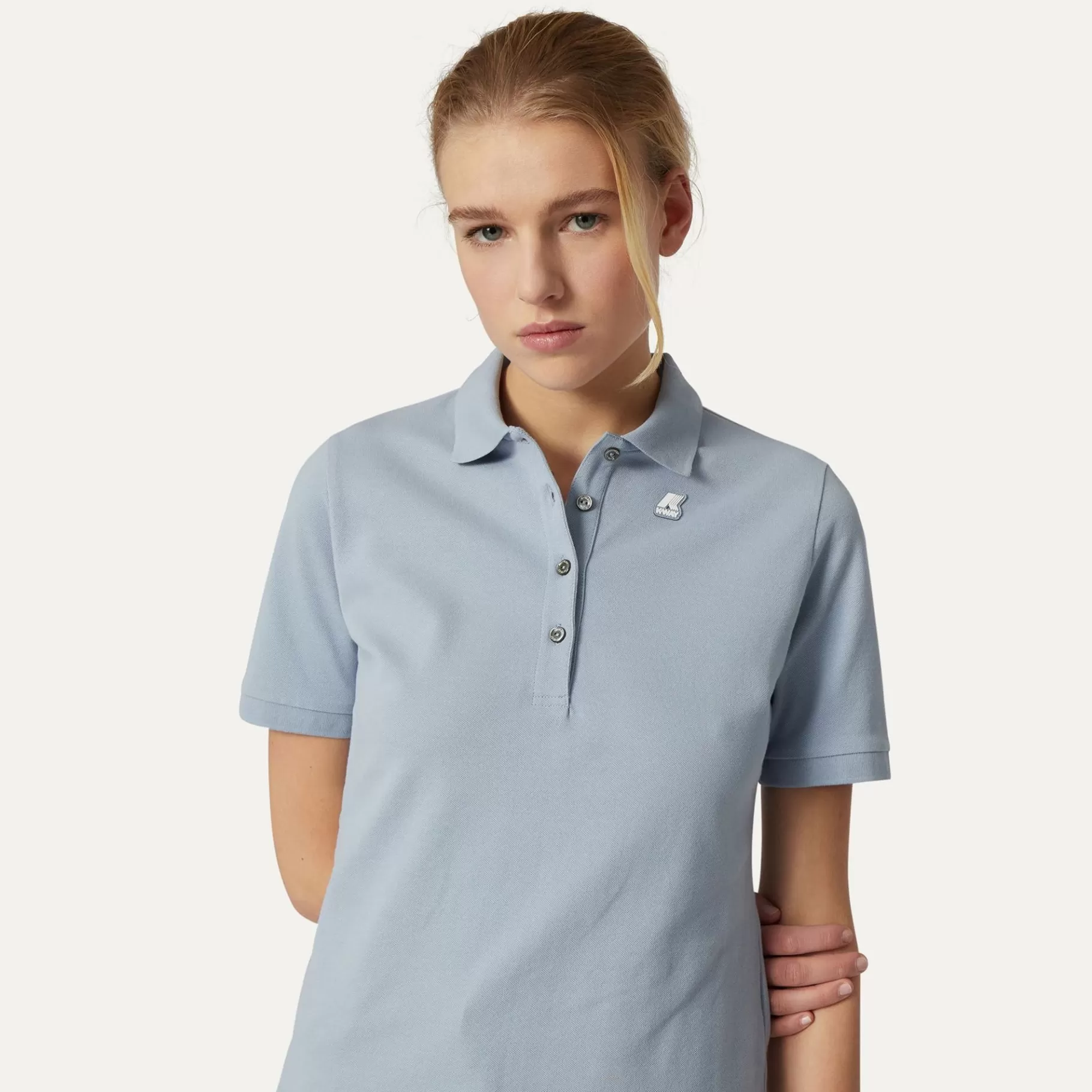 Polo Shirts*K-WAY Ali - Polo Shirts - Polo - Woman - Azure Blizzard