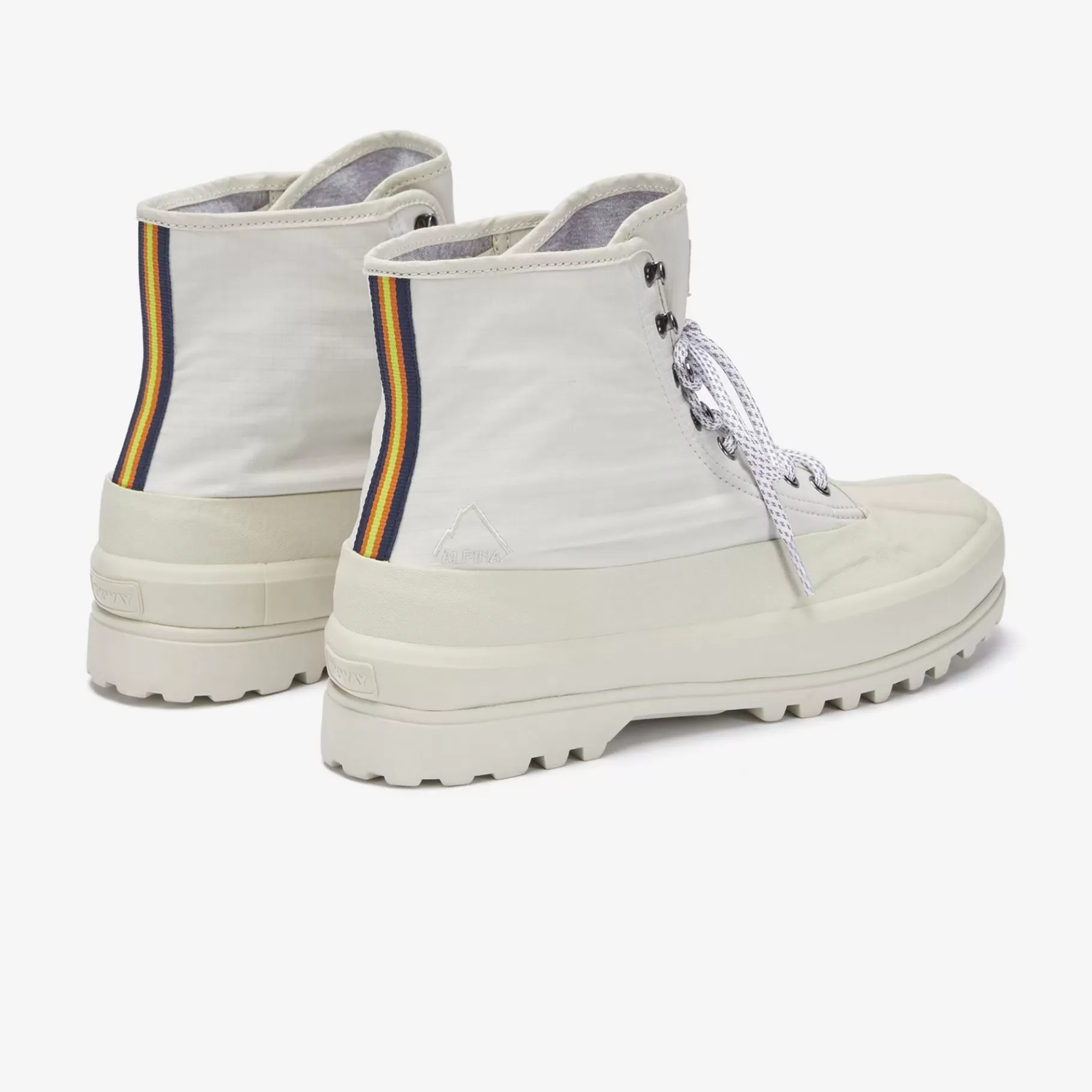 Ankle Boots*K-WAY Alpina Bonded Ripstop Jersey - Ankle Boots - Laced - Unisex - Beige Lt
