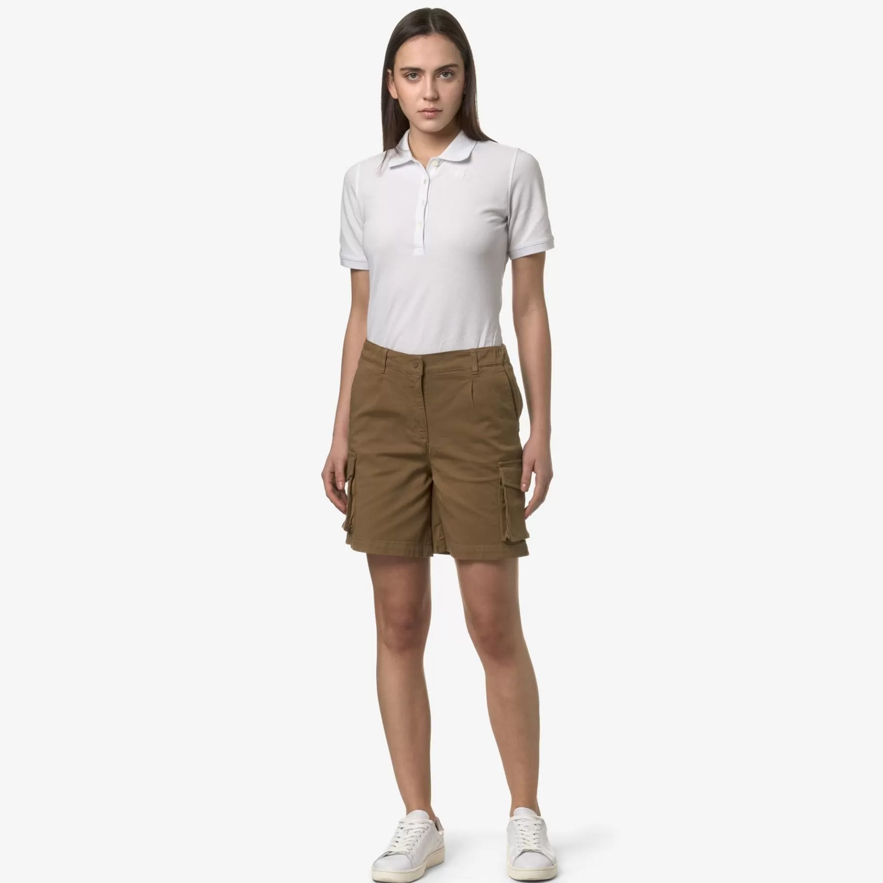 Shorts*K-WAY Alysane - Shorts - Cargo - Woman - Brown Corda