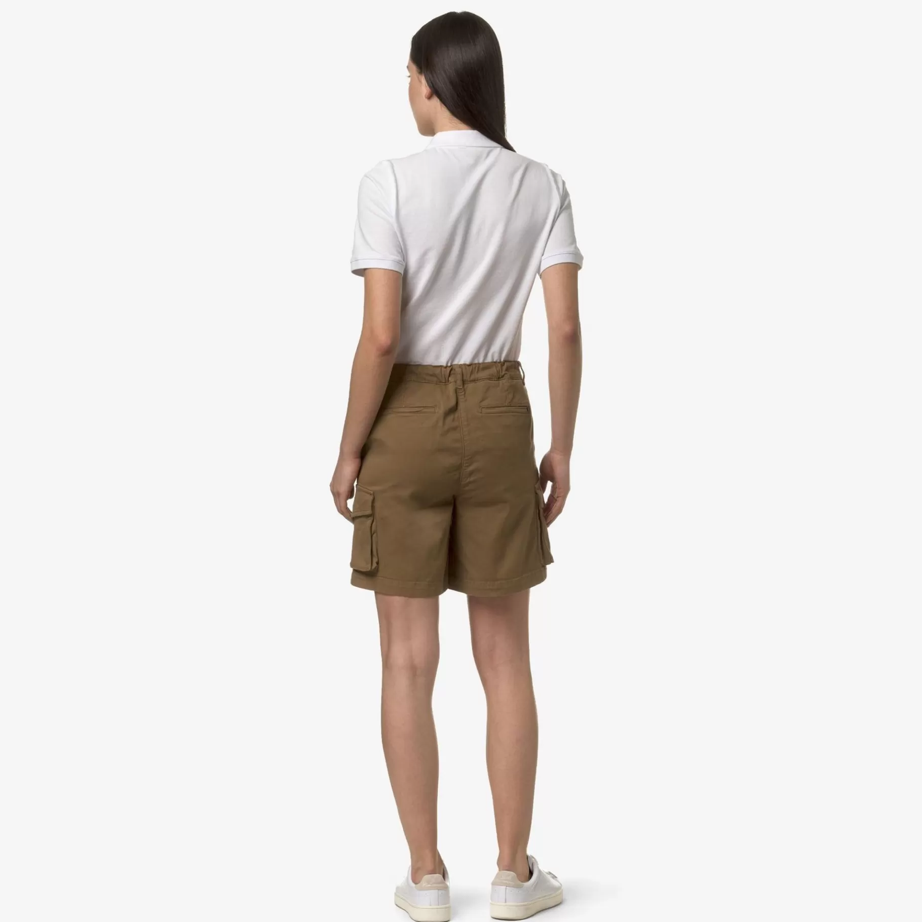 Shorts*K-WAY Alysane - Shorts - Cargo - Woman - Brown Corda