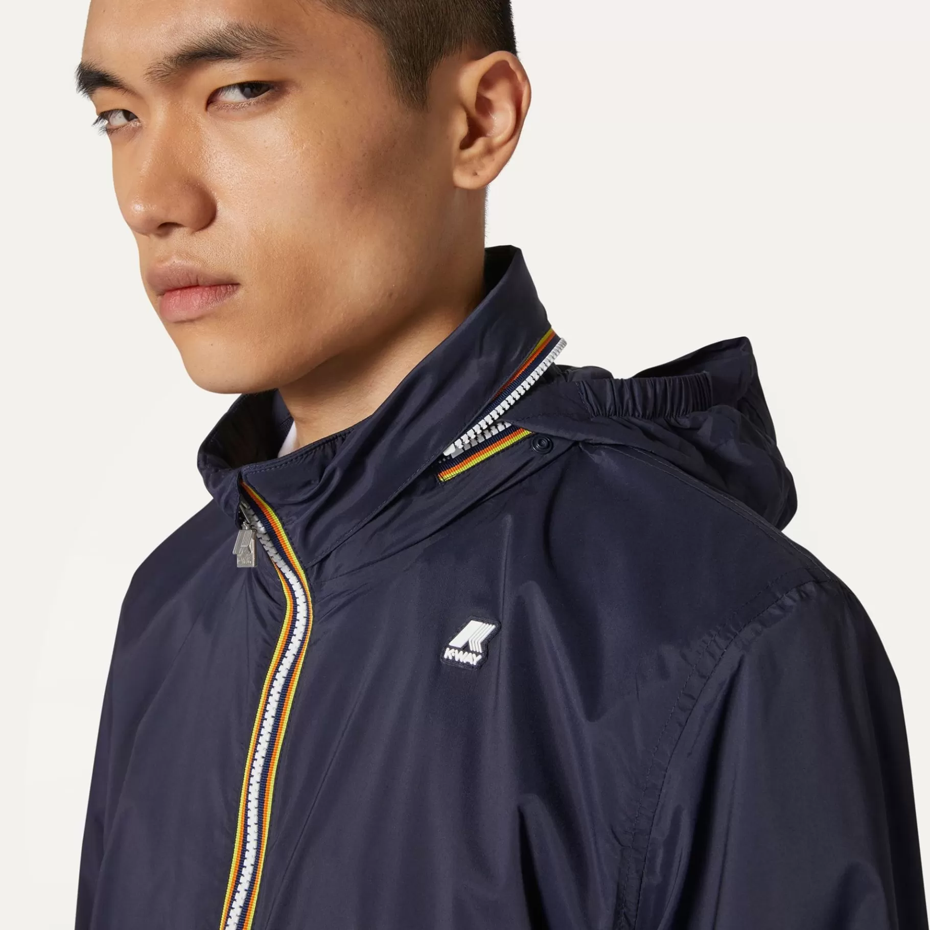 Short Jackets*K-WAY Amaurystretch Nylon Jersey - Jackets - Short - Man - Blue Depth