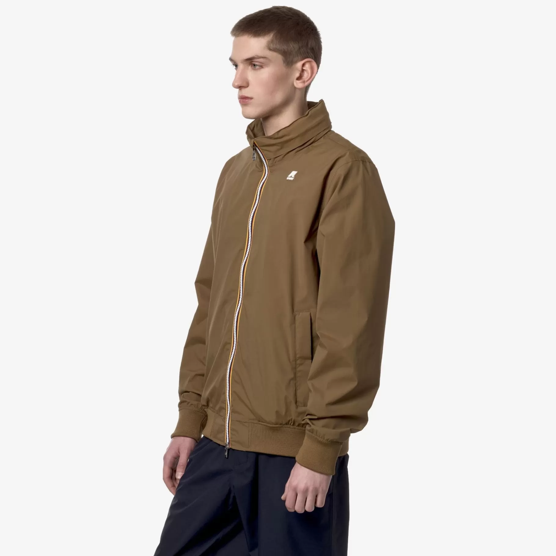 Short Jackets*K-WAY Amaurystretch Nylon Jersey - Jackets - Short - Man - Brown Corda