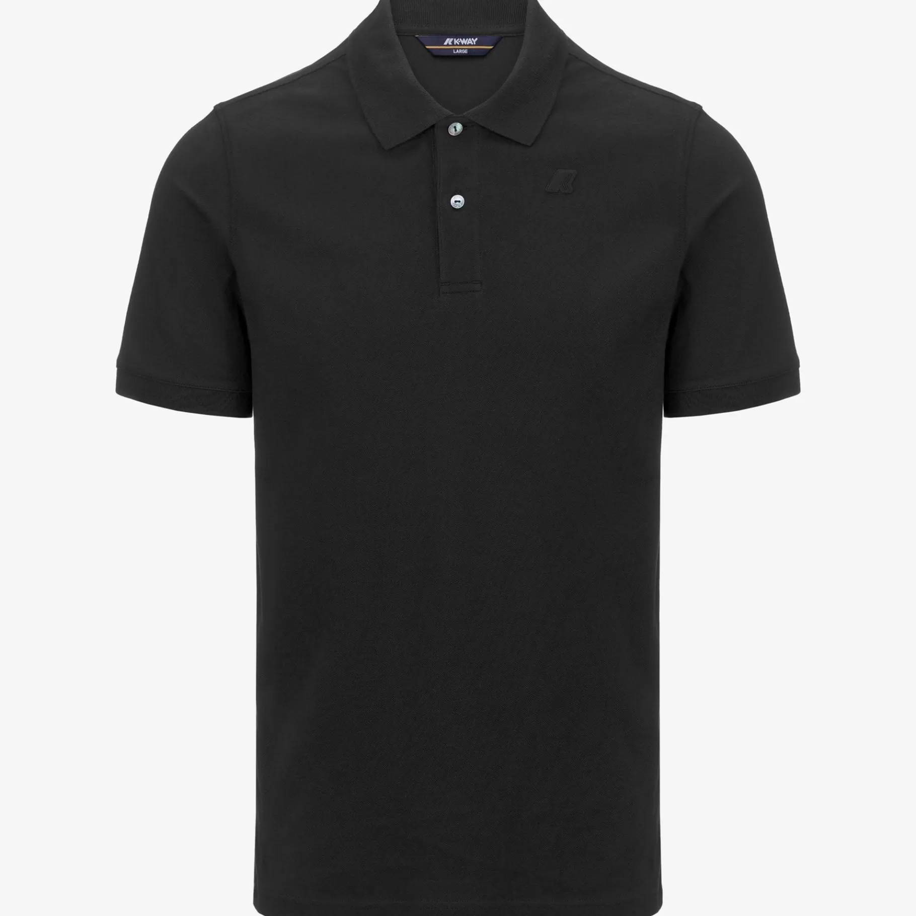 Polo Shirts*K-WAY Amedee Pique - Polo Shirts - Polo - Man - Black Pure