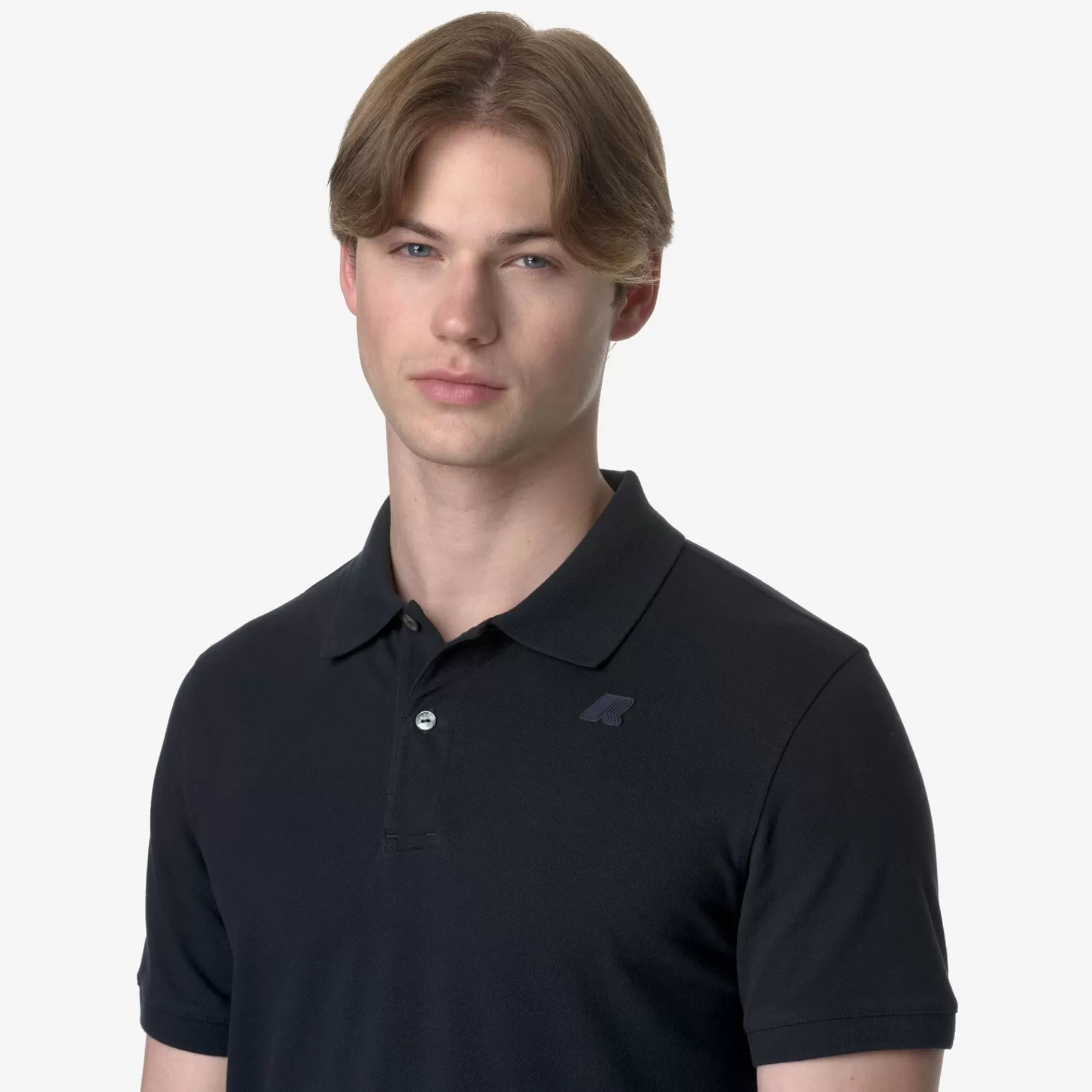 Polo Shirts*K-WAY Amedee Pique - Polo Shirts - Polo - Man - Blue Depth