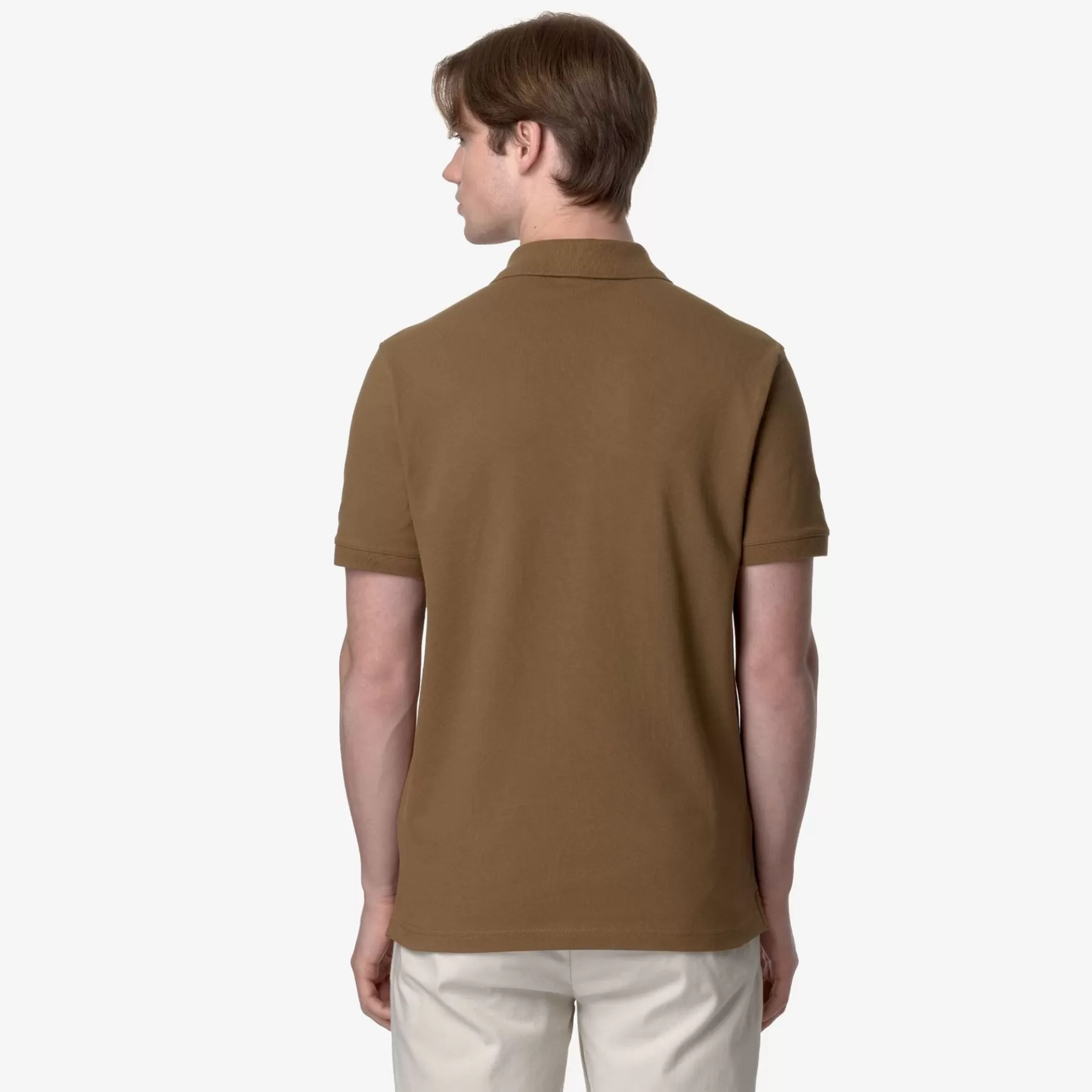Polo Shirts*K-WAY Amedee Pique - Polo Shirts - Polo - Man - Brown Corda