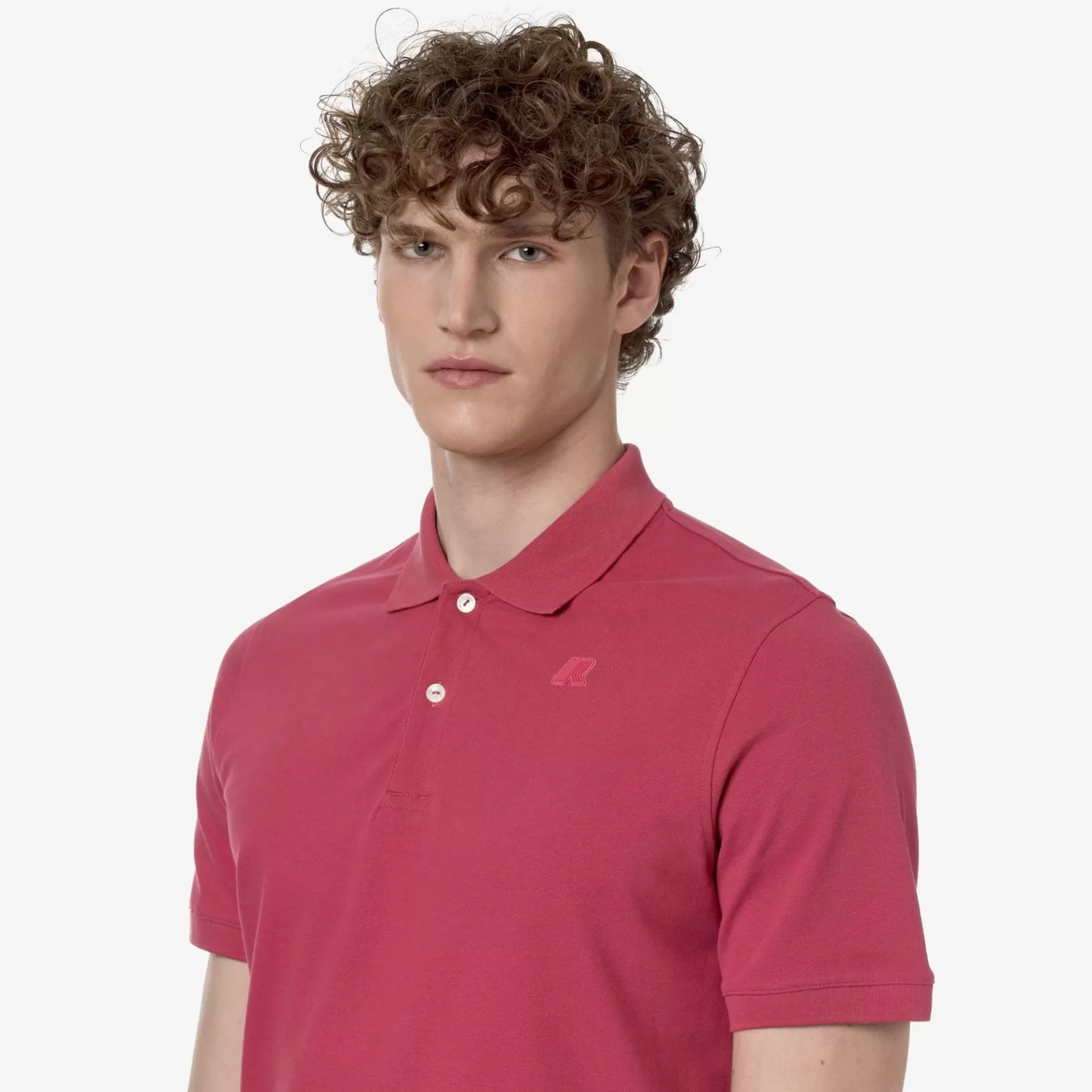 Polo Shirts*K-WAY Amedee Pique - Polo Shirts - Polo - Man - Dk Pink