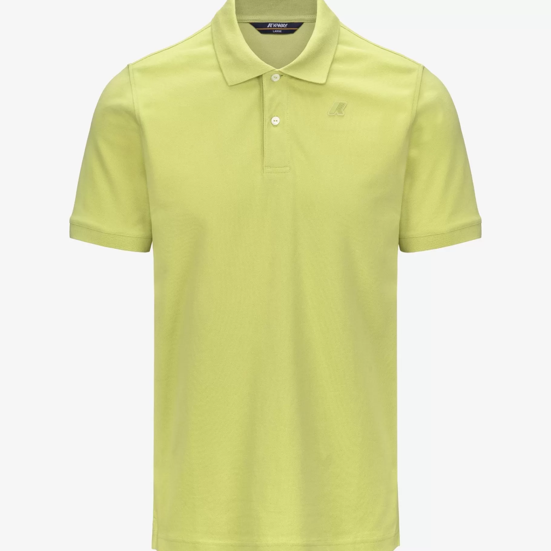 Polo Shirts*K-WAY Amedee Pique - Polo Shirts - Polo - Man - Green Celery