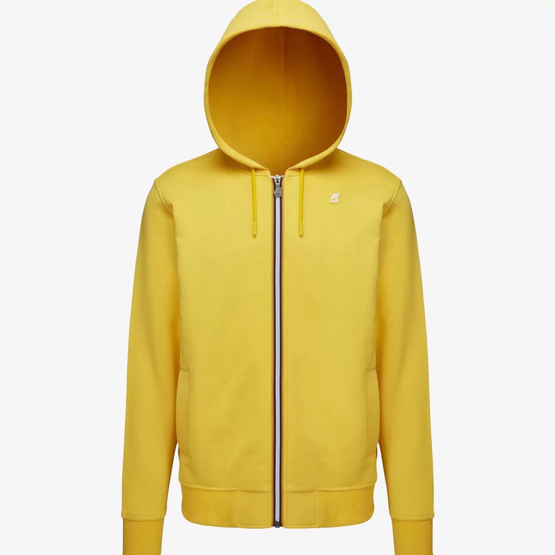 Hoodies And Sweaters*K-WAY Anthony - Fleece - Jacket - Man - Yellow Sunstruck