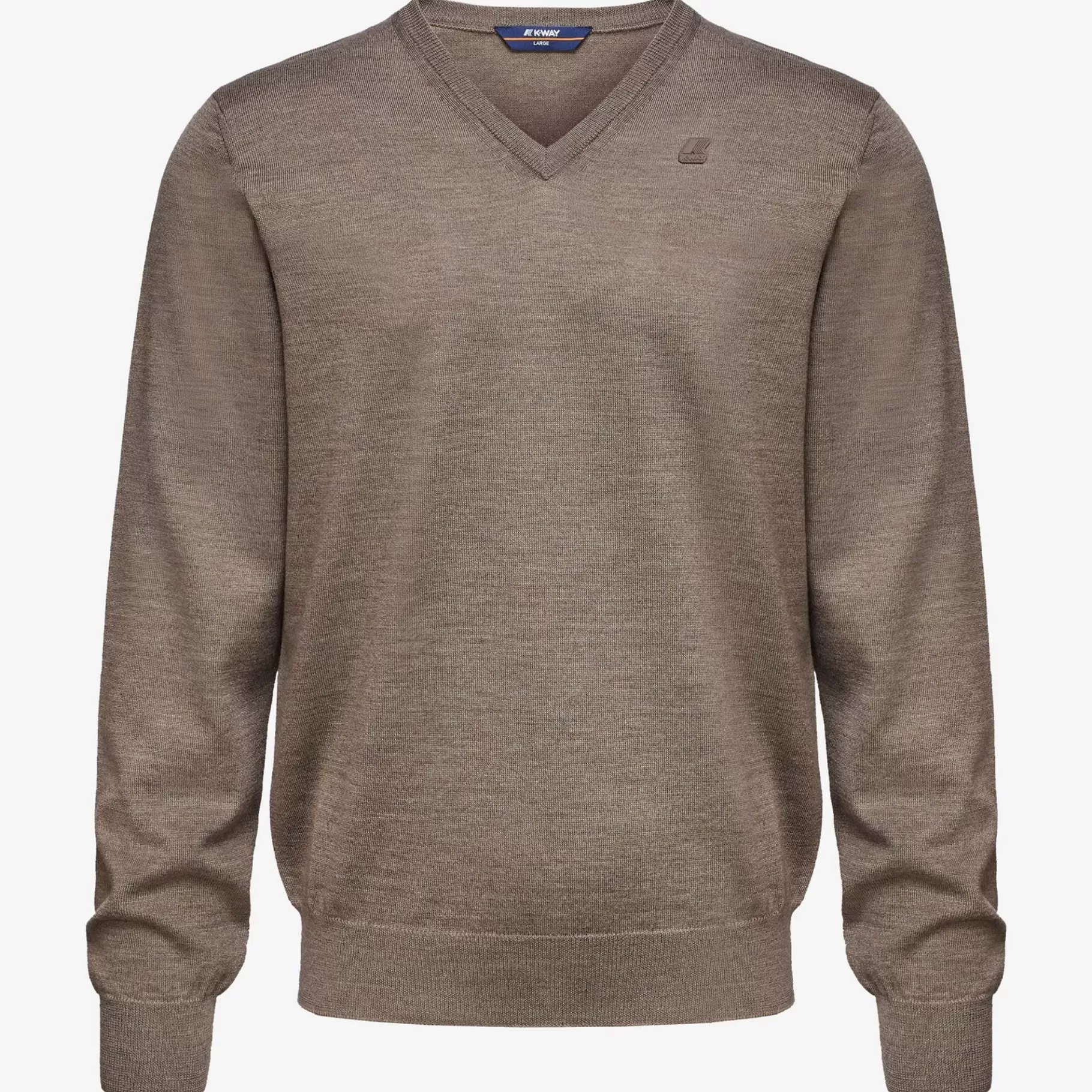 Jumpers & Pullovers*K-WAY Antoine Merino - Knitwear - Pullover - Man - Beige Taupe