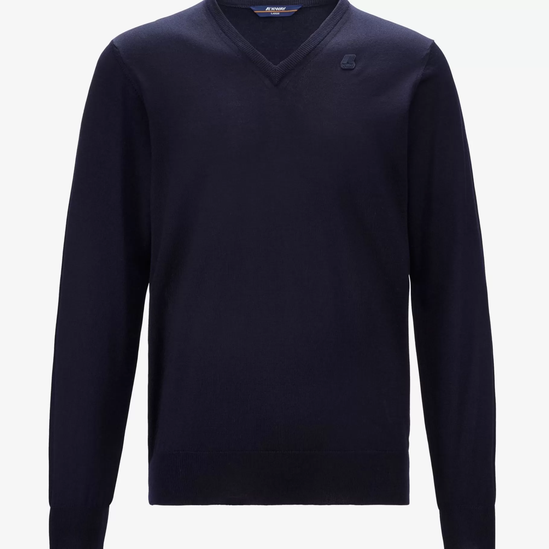 Jumpers & Pullovers*K-WAY Antoine Merino - Knitwear - Pullover - Man - Blue Depth