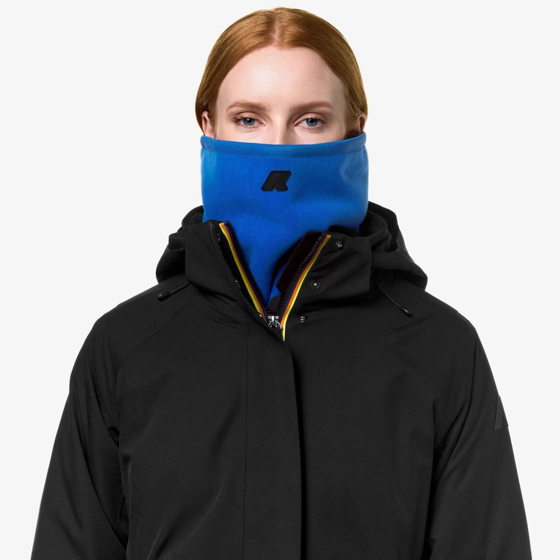 Gloves And Scarves*K-WAY Aravis Sherpa Polar - Scarves - Warmneck - Unisex - Blue Royal Marine