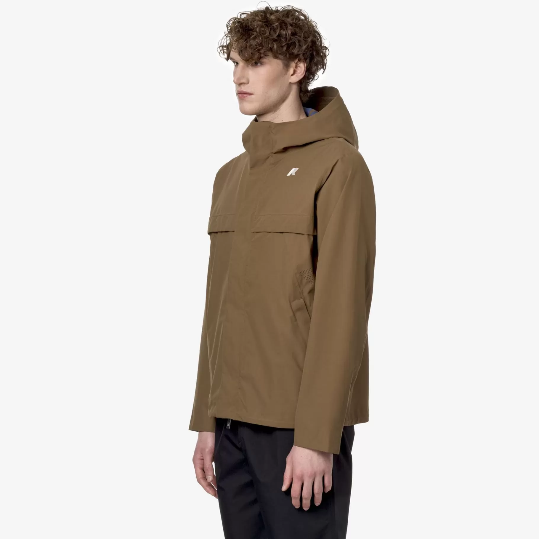 Short Jackets*K-WAY Arnaud Eco Sd Contrast - Jackets - Short - Man - Brown C-Blue F