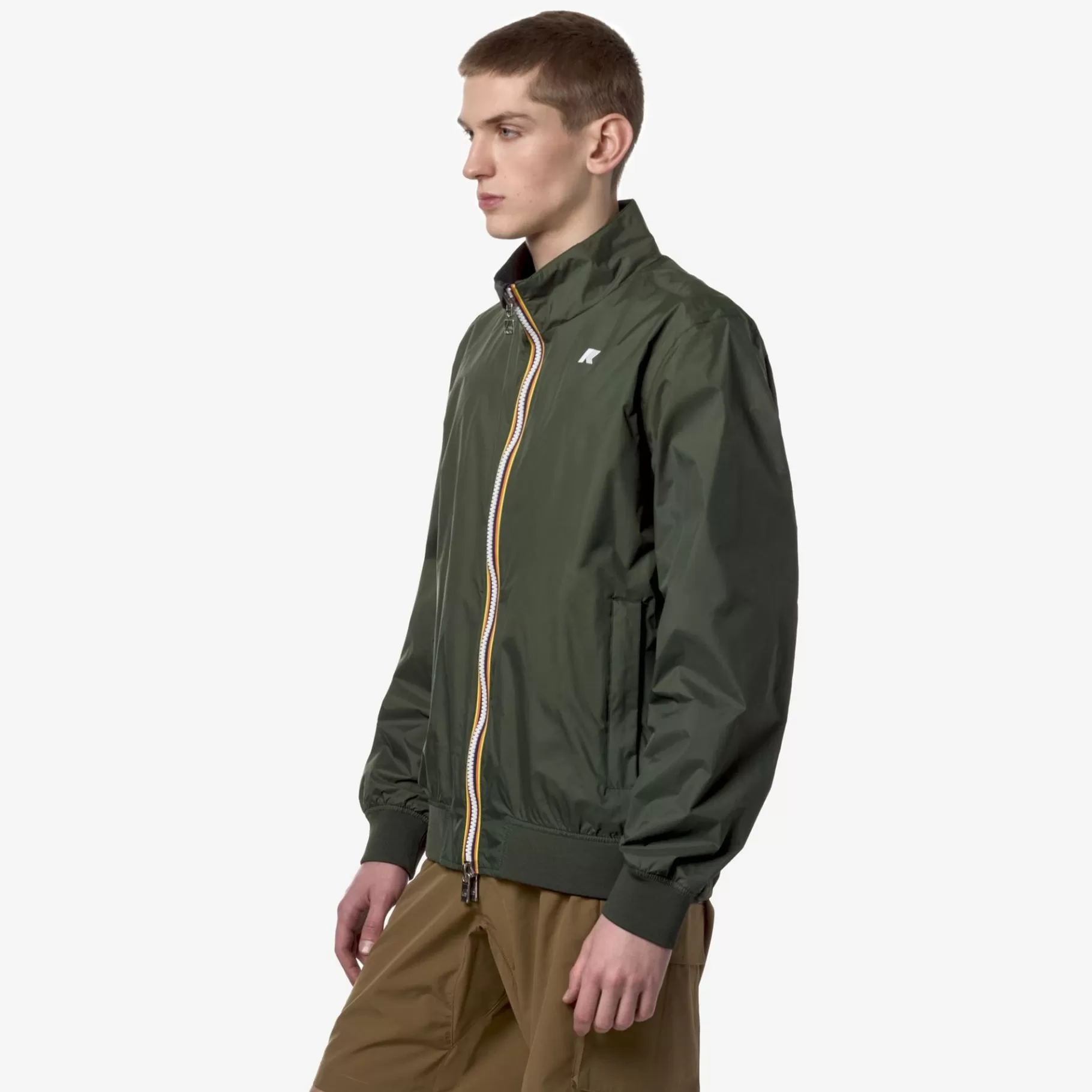 Short Jackets*K-WAY Arsene Plus.2 Reversible - Jackets - Short - Man - Green B -Blue D