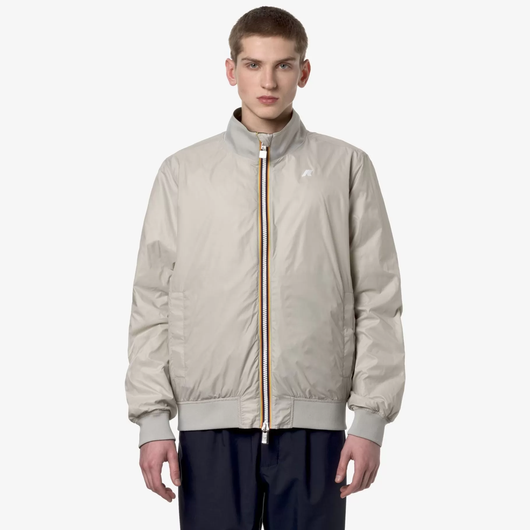 Short Jackets*K-WAY Arsene Plus.2 Reversible - Jackets - Short - Man - Green C-Beige L