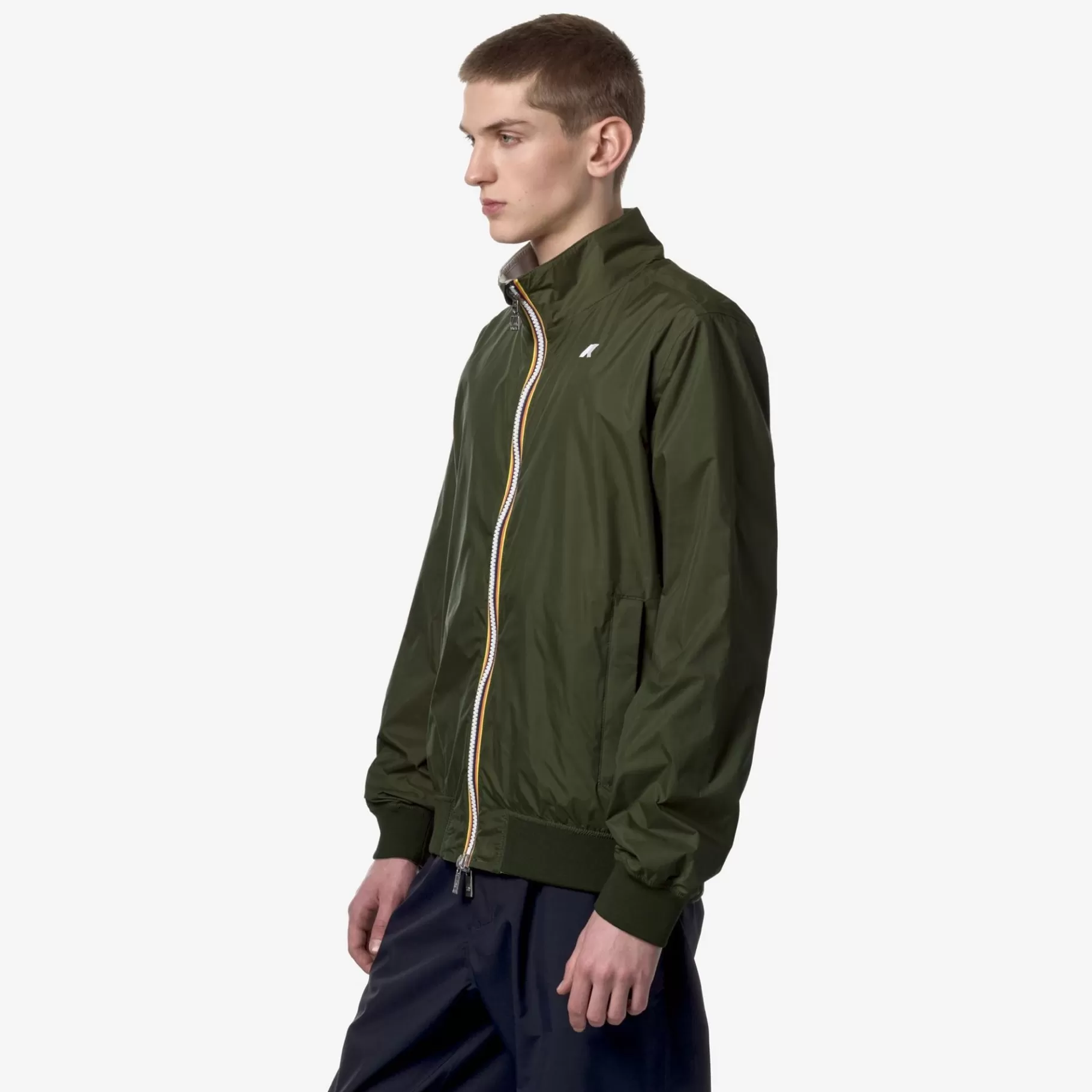 Short Jackets*K-WAY Arsene Plus.2 Reversible - Jackets - Short - Man - Green C-Beige L