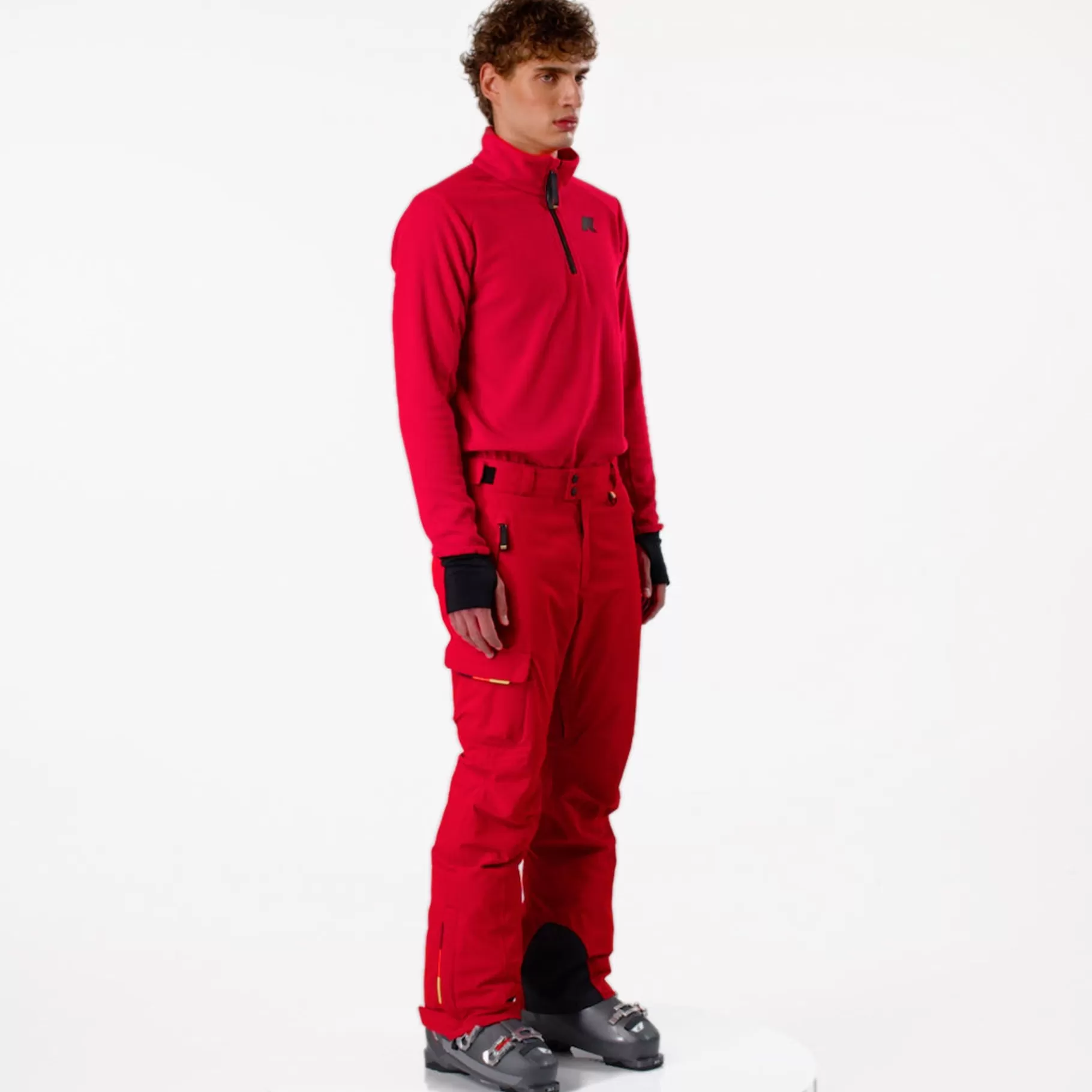 Trousers*K-WAY Avrieux Micro Twill 2 Layers - Pants - Sport Trousers - Man - Red