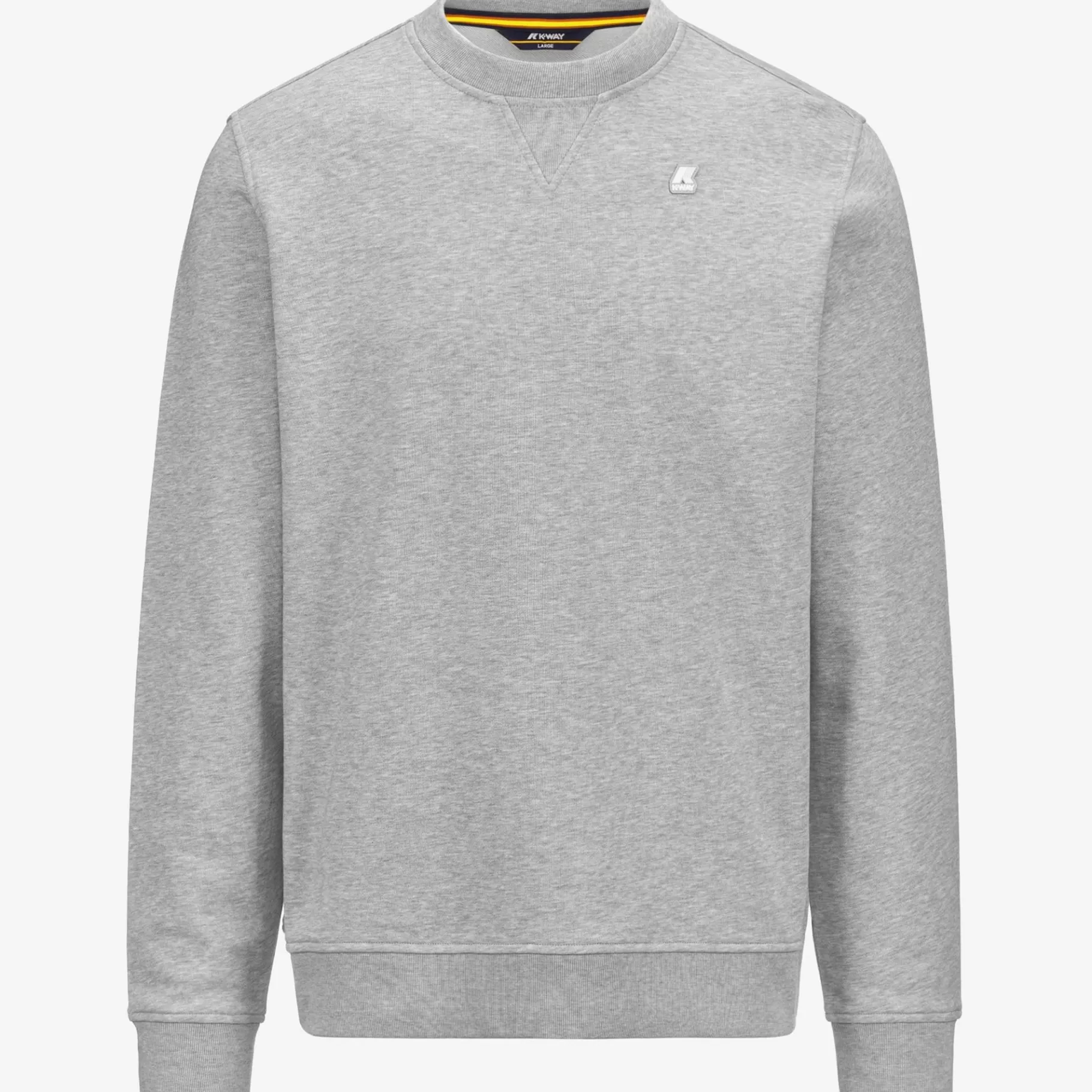 Hoodies And Sweaters*K-WAY Baptiste - Fleece - Jumper - Man - Grey Mel