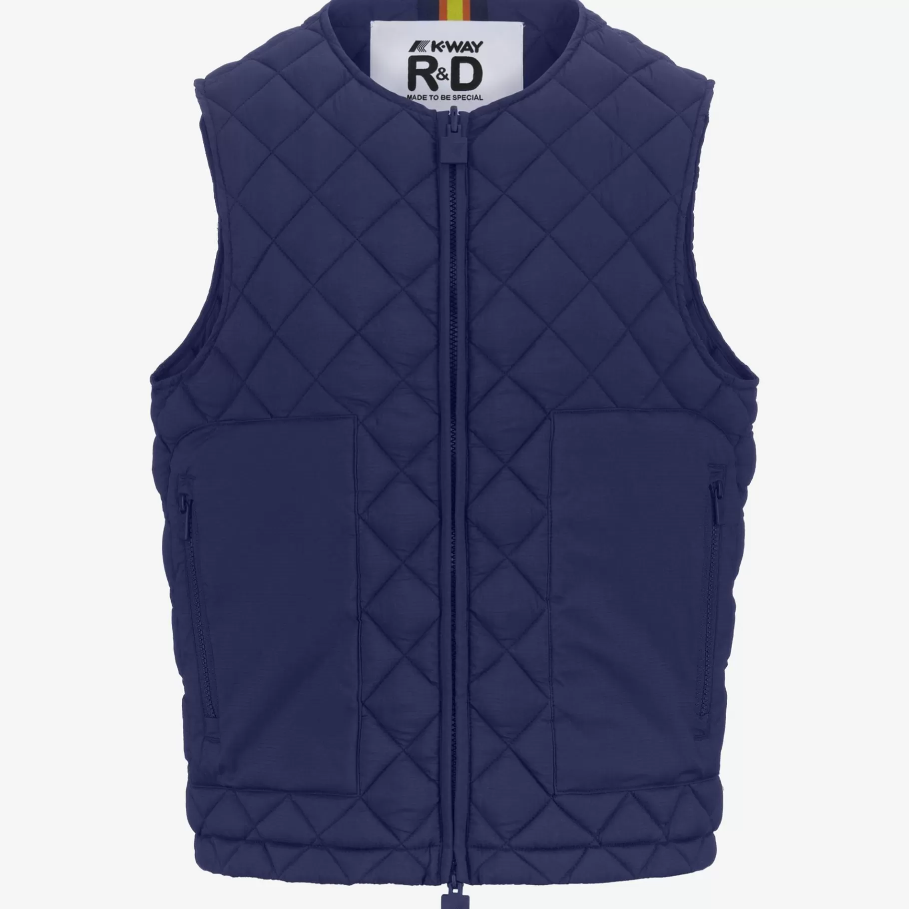 Vests*K-WAY Barnely Eco Light Warm - Jackets - Vest - Unisex - Blue Md Cobalt