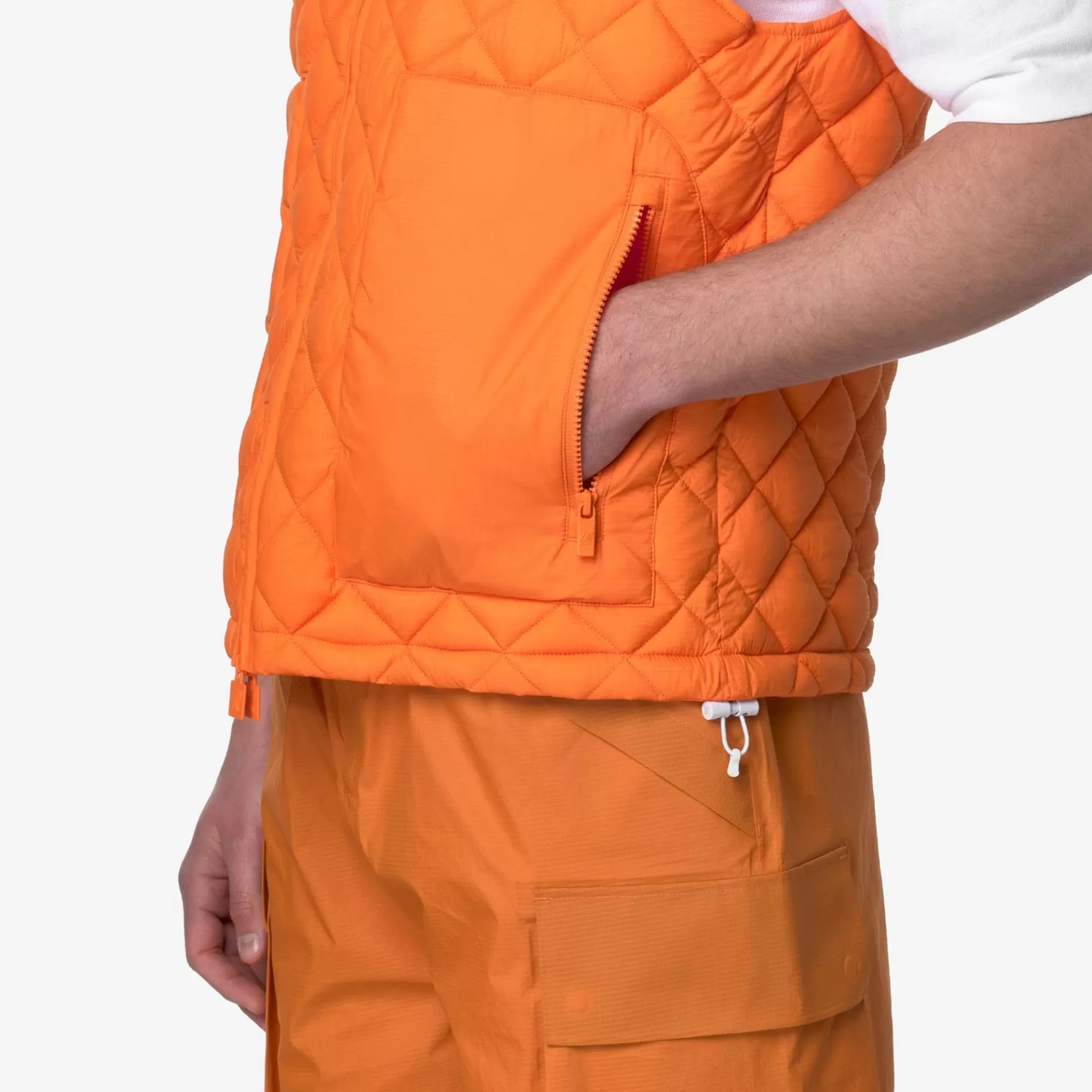 Vests*K-WAY Barnely Eco Light Warm - Jackets - Vest - Unisex - Orange