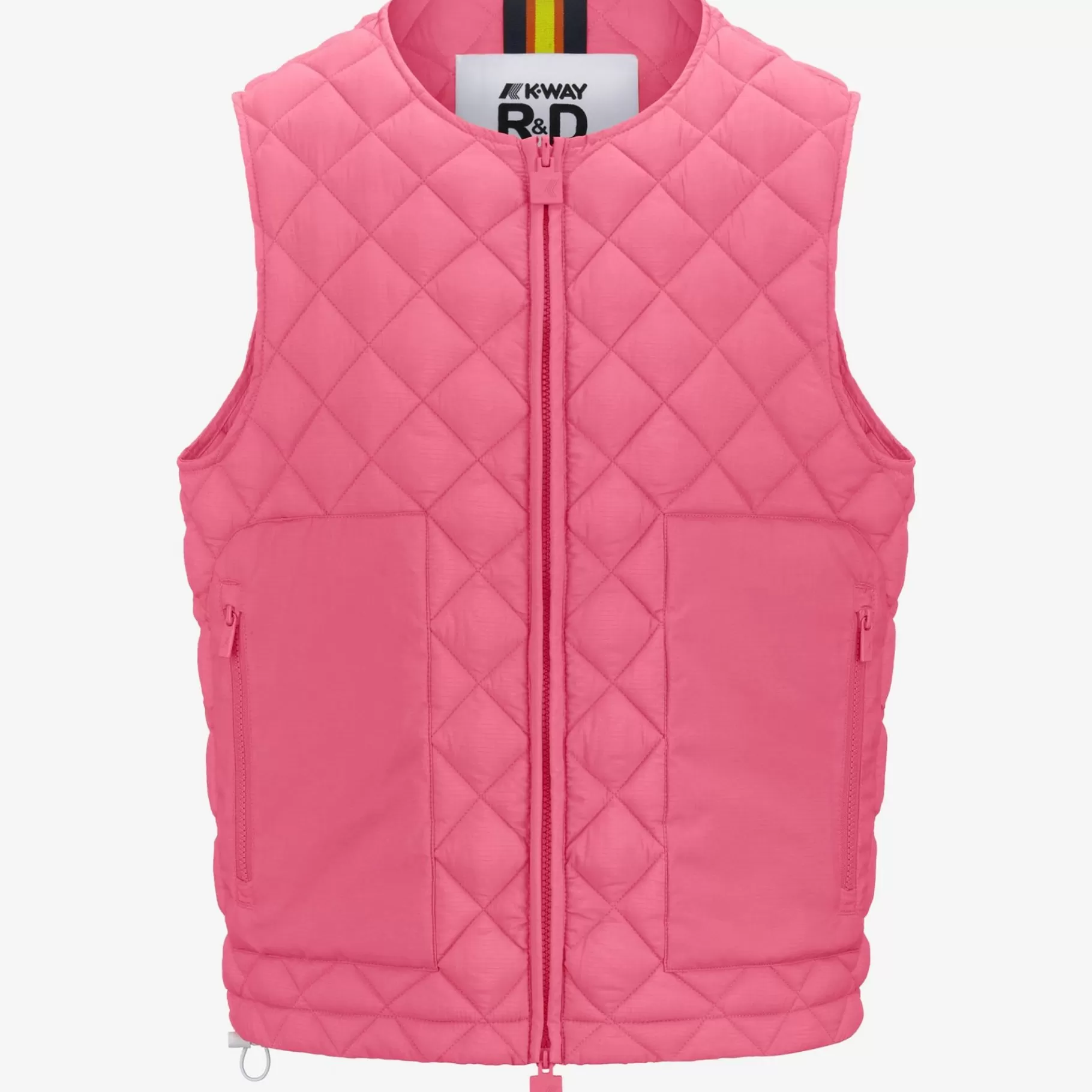 Vests*K-WAY Barnely Eco Light Warm - Jackets - Vest - Unisex - Pink Camellia