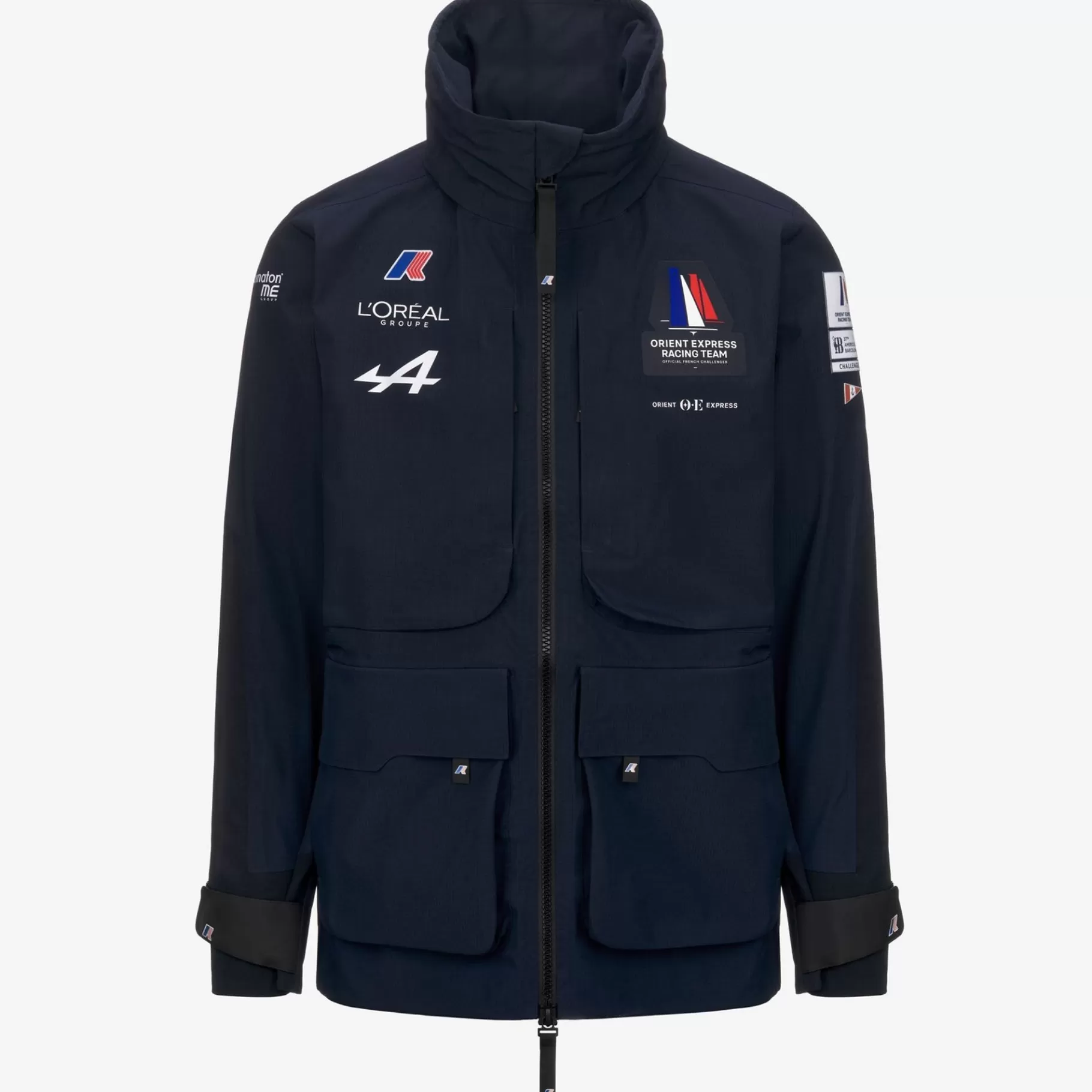 Coats And Long Jackets*K-WAY Barrow Orient Express Ac - Jackets - 3/4 Length - Unisex - Blue Dress