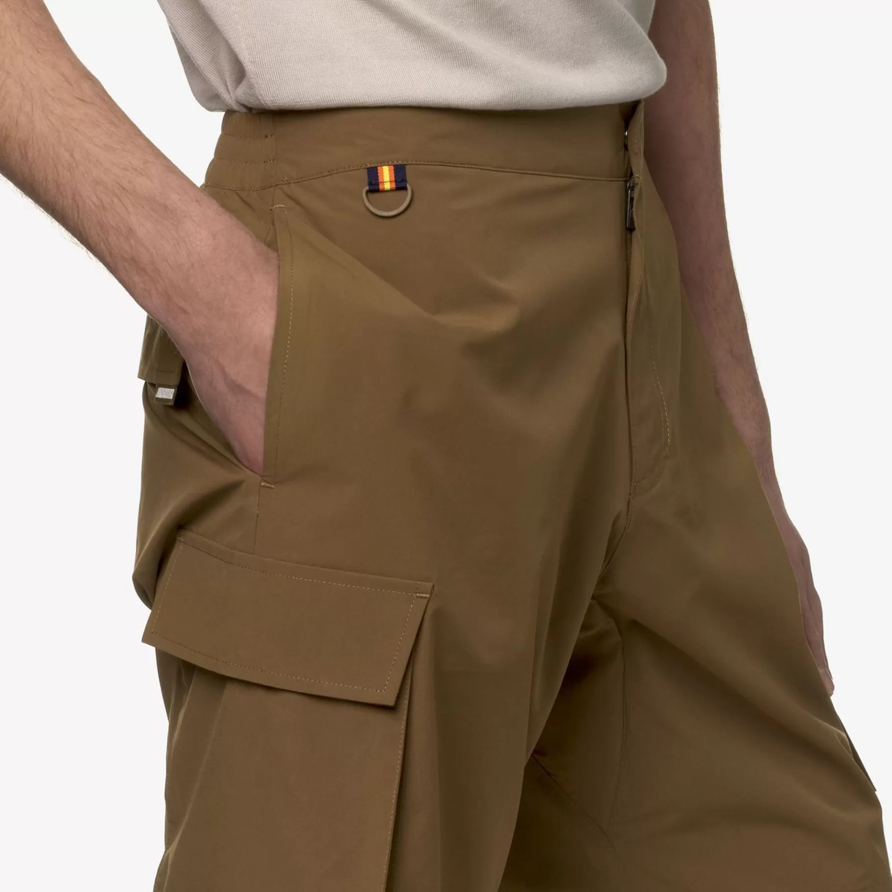 Shorts*K-WAY Bastyel - Shorts - Cargo - Man - Brown Corda