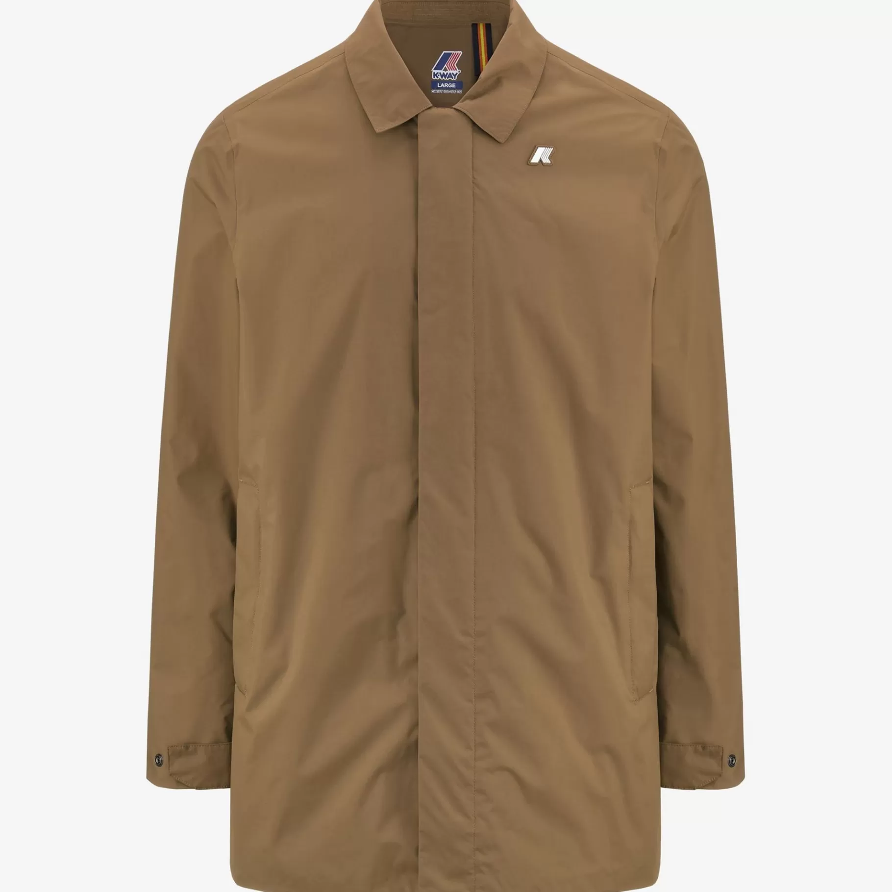 Coats And Long Jackets*K-WAY Benny Ottoman - Jackets - 3/4 Length - Man - Brown Corda