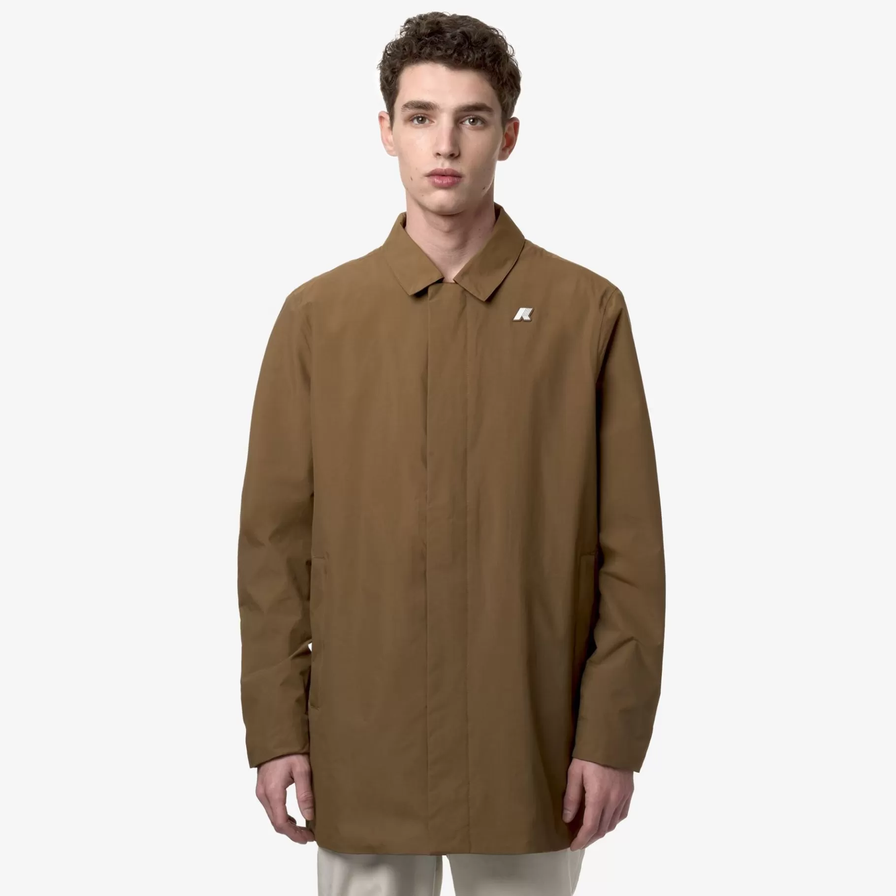 Coats And Long Jackets*K-WAY Benny Ottoman - Jackets - 3/4 Length - Man - Brown Corda