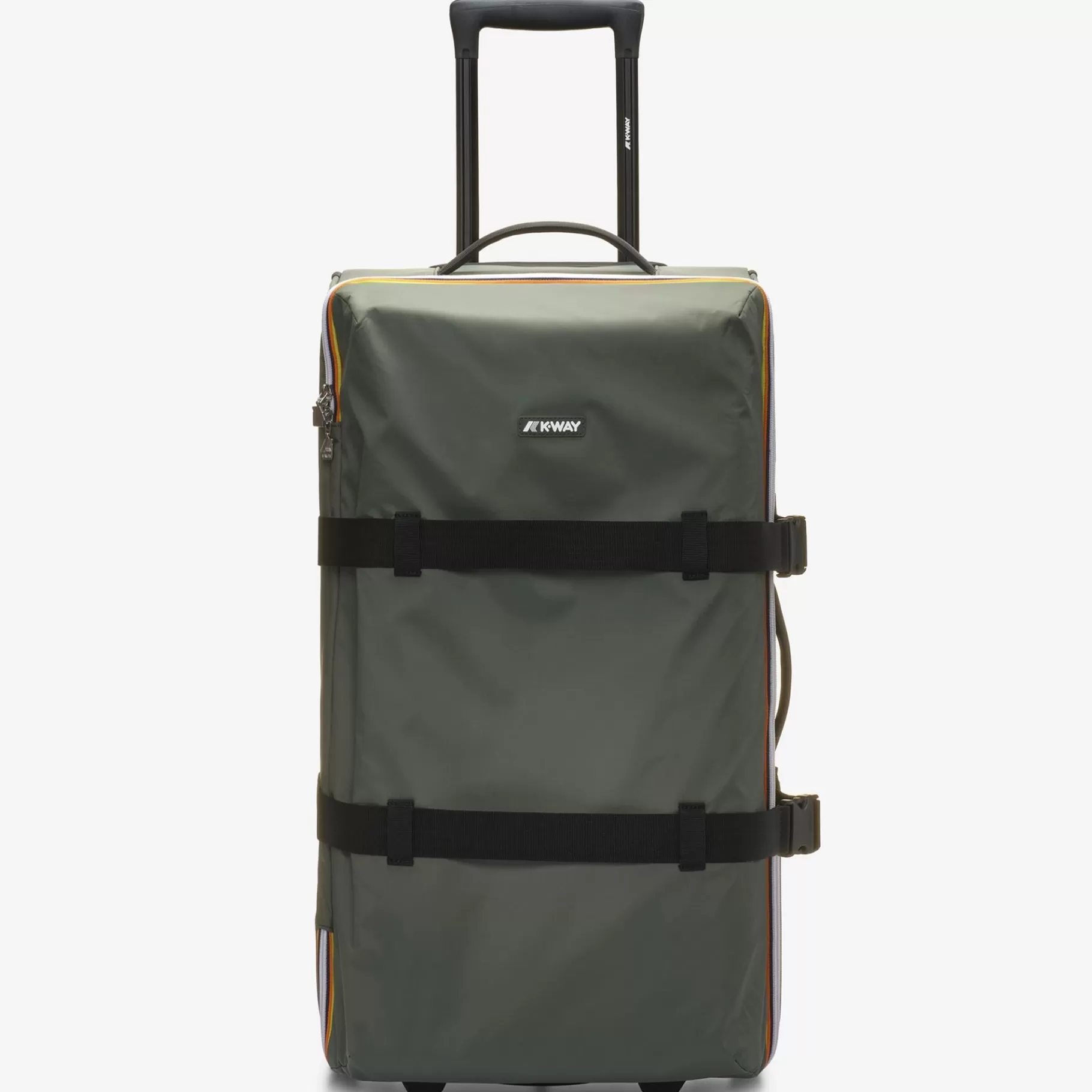 Suitcases*K-WAY Blossac M - Luggage Bags - Trolley - Unisex - Green Blackish-Black Pure