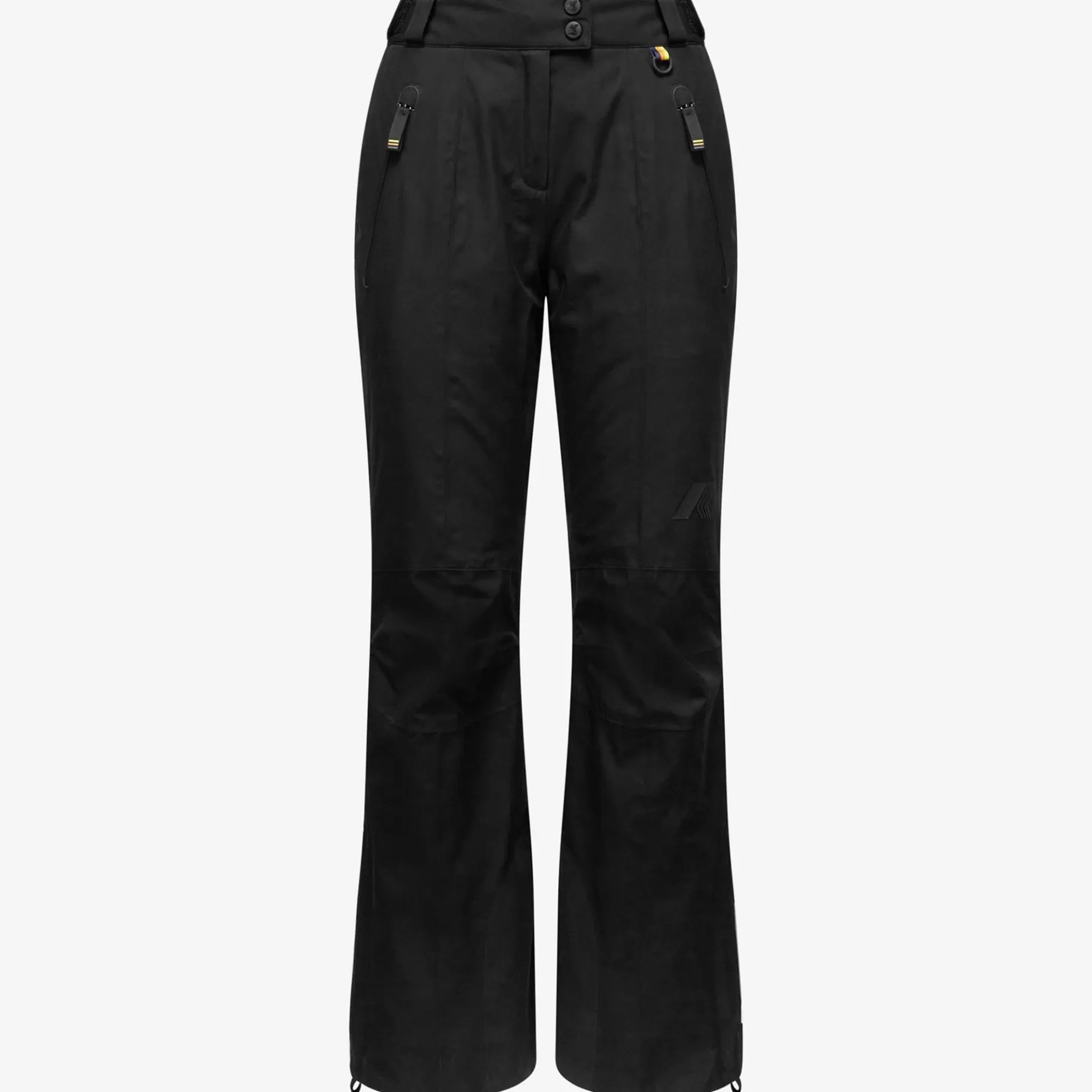 Trousers*K-WAY Bonneval Micro Twill 2 Layers - Pants - Sport Trousers - Woman - Black Pure