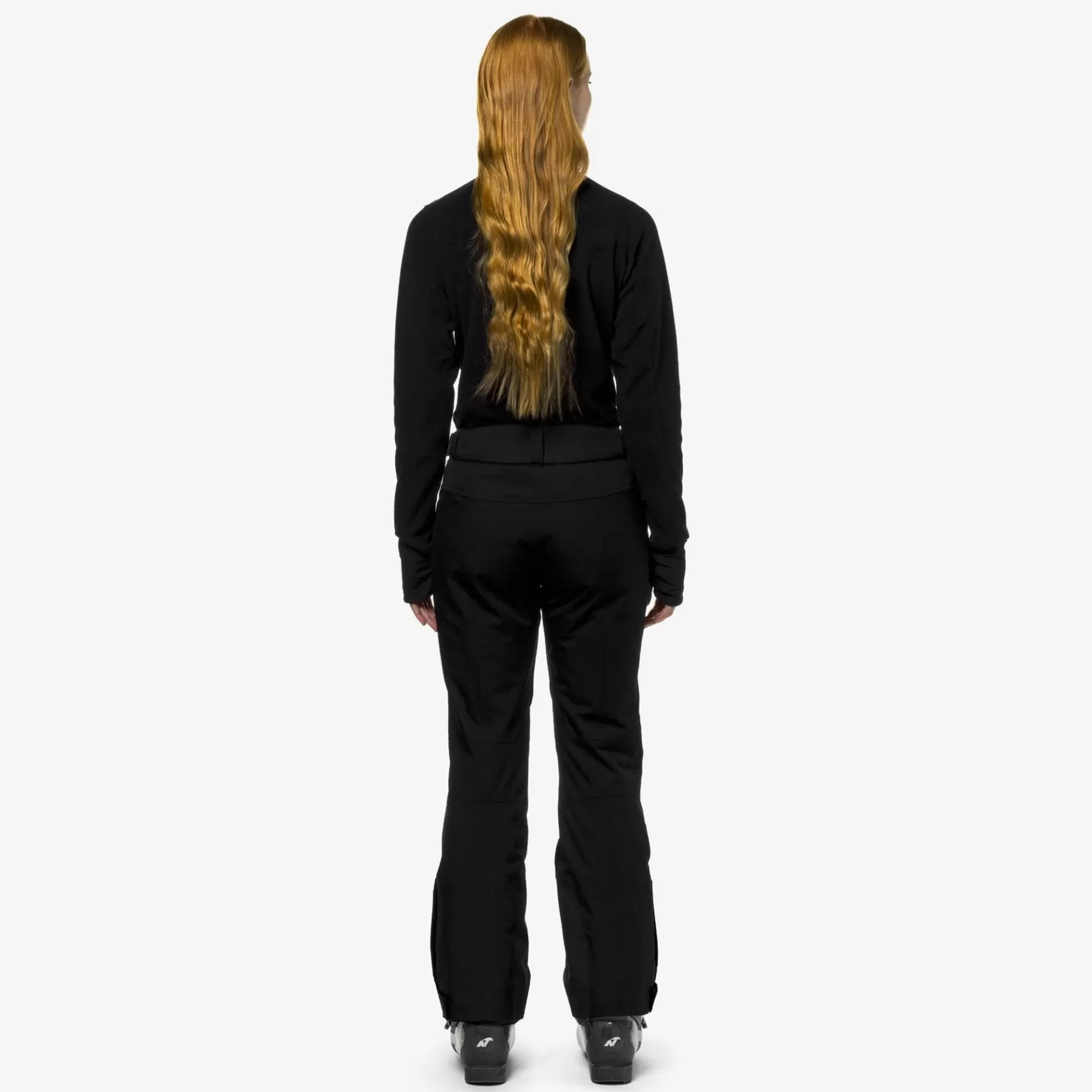Trousers*K-WAY Bonneval Micro Twill 2 Layers - Pants - Sport Trousers - Woman - Black Pure