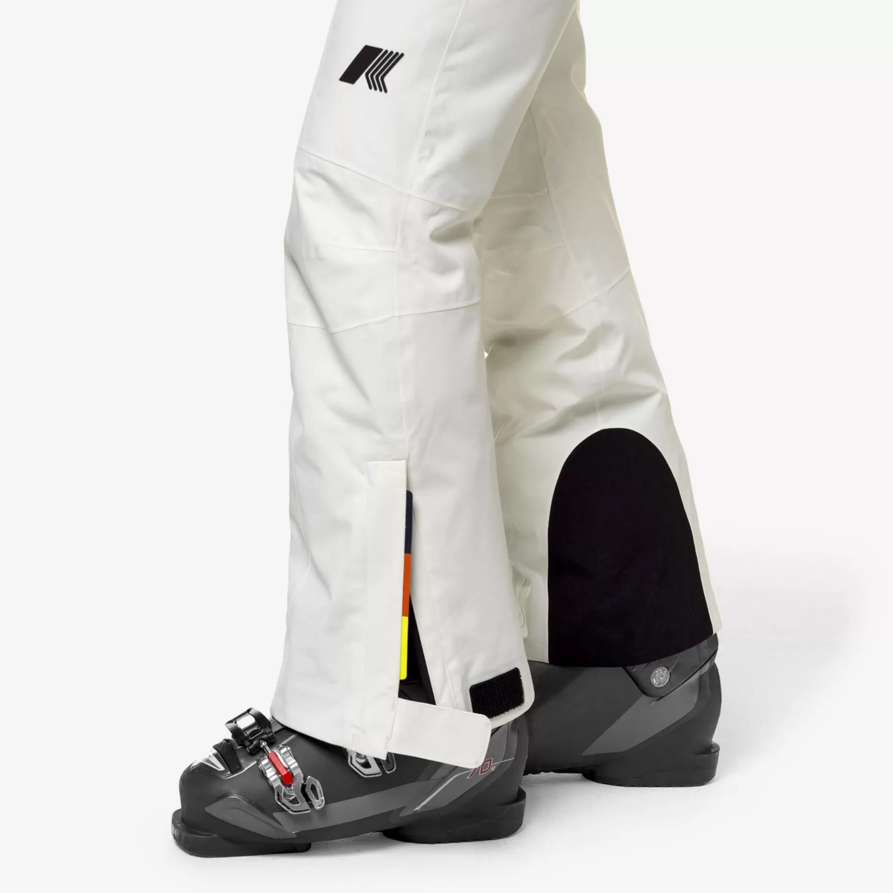 Trousers*K-WAY Bonneval Micro Twill 2 Layers - Pants - Sport Trousers - Woman - White Gardenia
