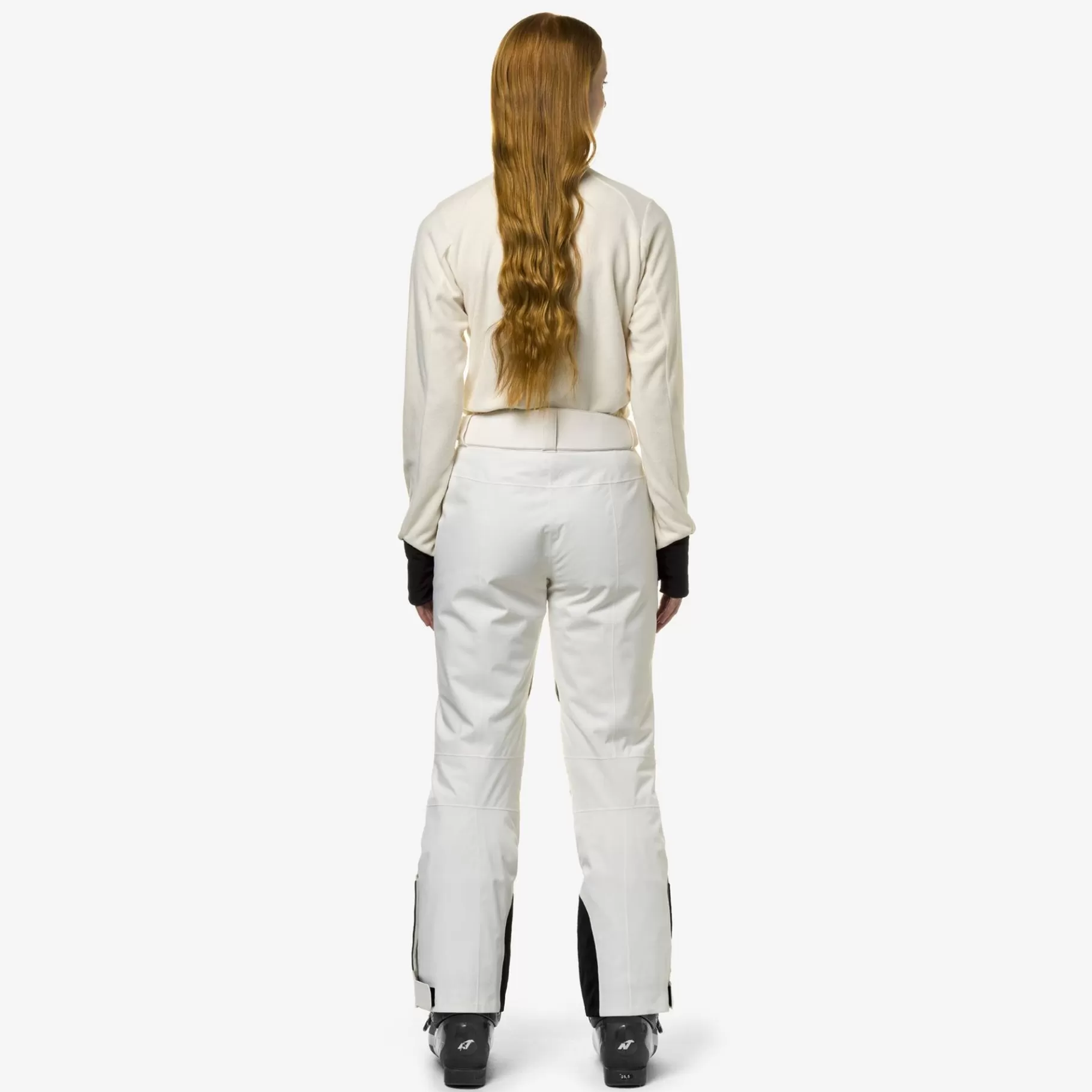Trousers*K-WAY Bonneval Micro Twill 2 Layers - Pants - Sport Trousers - Woman - White Gardenia