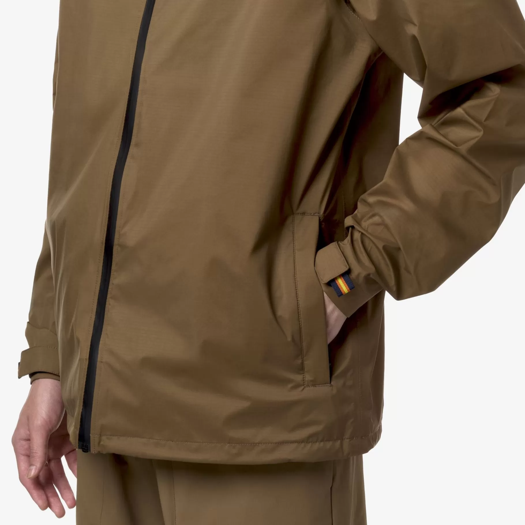 Coats And Long Jackets*K-WAY Charmel Travel - Jackets - Mid - Unisex - Brown Corda