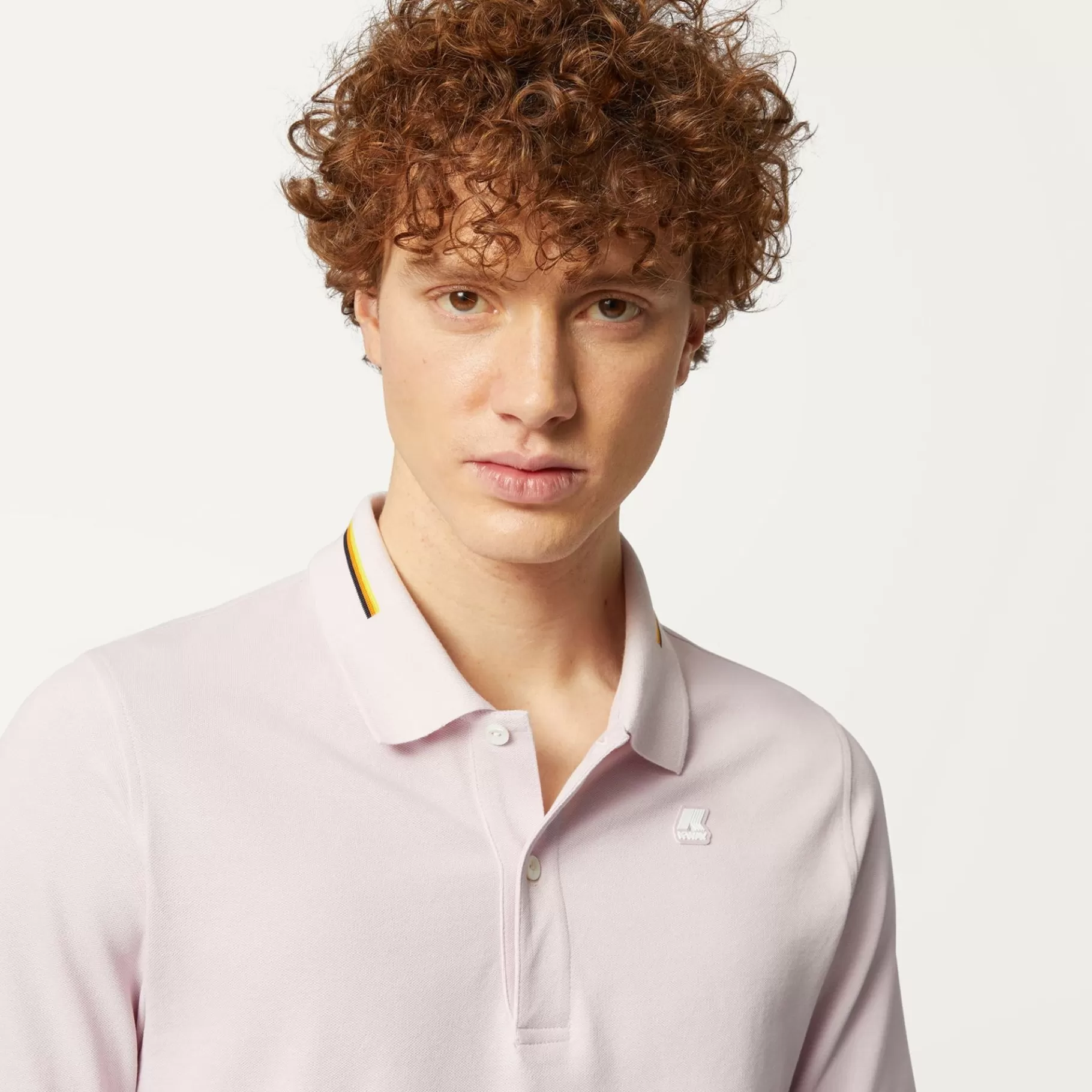 Polo Shirts*K-WAY Cirano - Polo Shirts - Polo - Man - Pink Rose