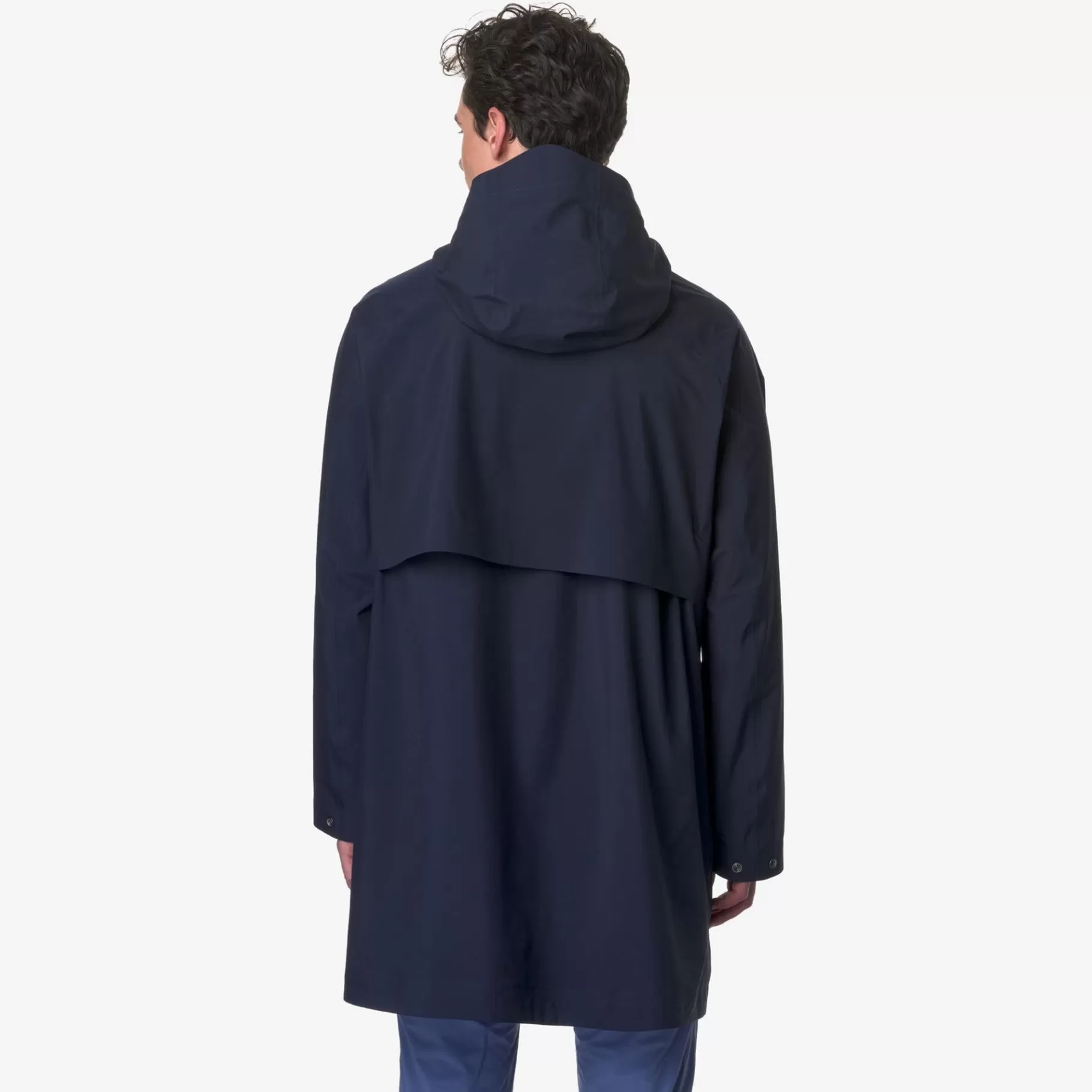 Coats And Long Jackets*K-WAY Clabel Clean Look 3L - Jackets - 3/4 Length - Man - Blue D-Blue F