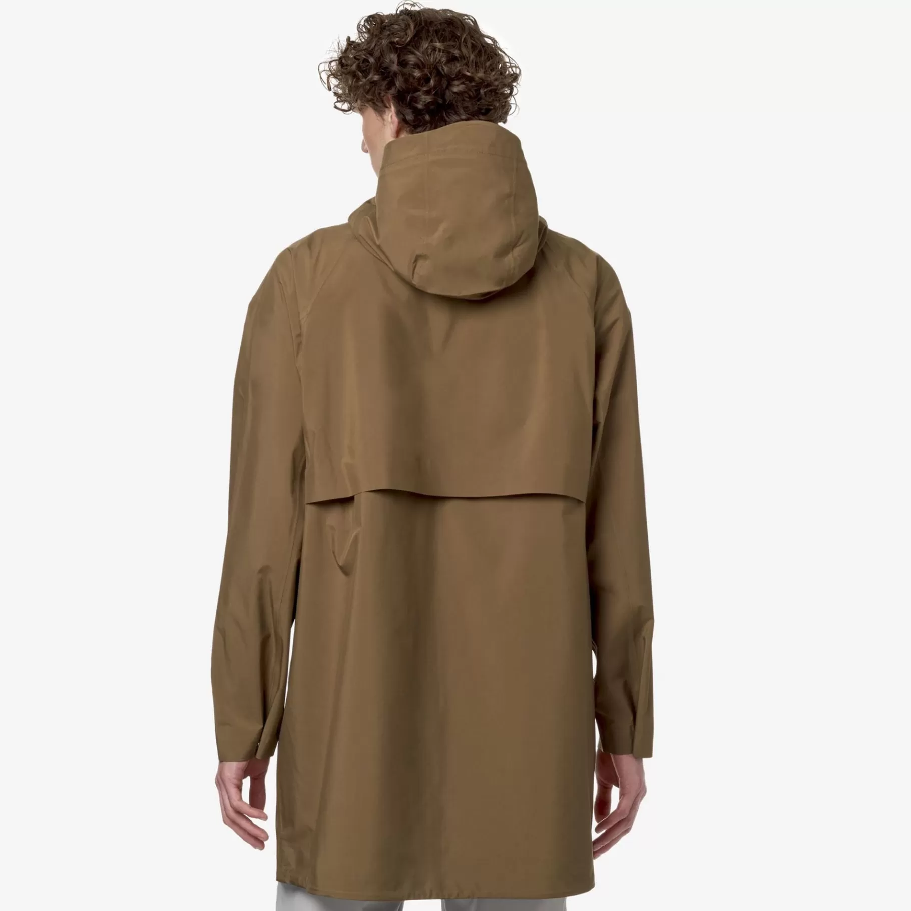 Coats And Long Jackets*K-WAY Clabel Clean Look 3L - Jackets - 3/4 Length - Man - Brown C-Blue F