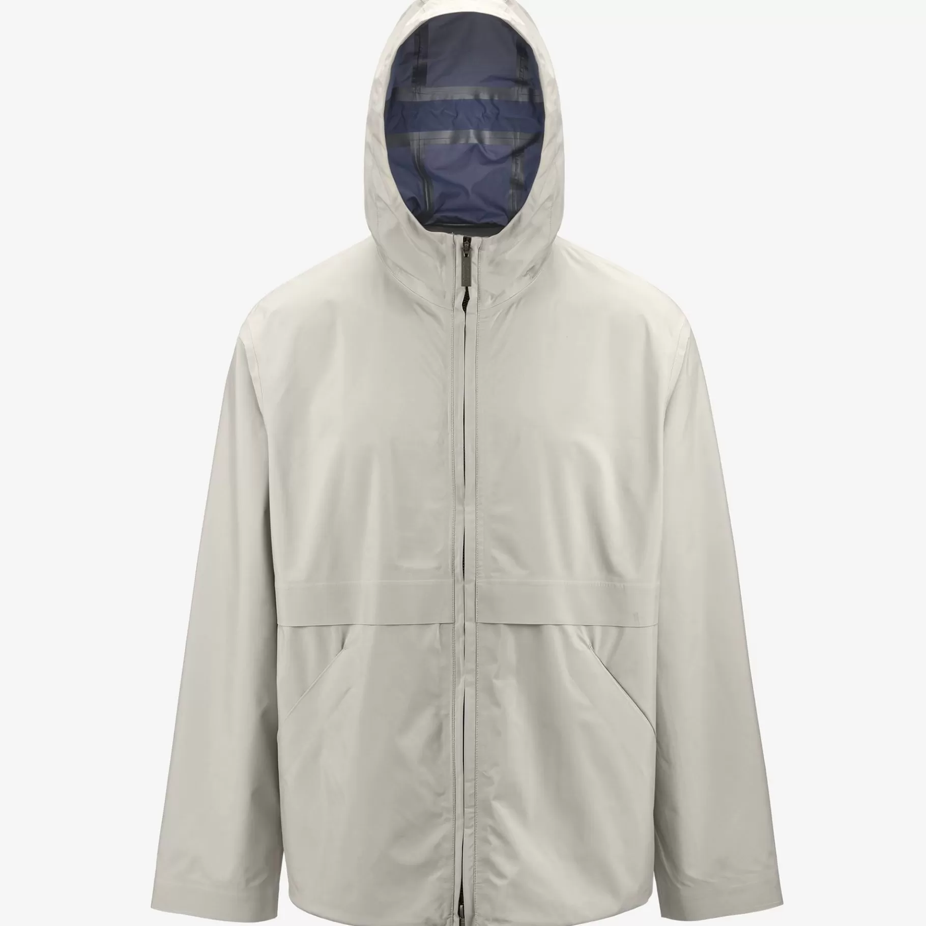 Coats And Long Jackets*K-WAY Claudel Clean Look 3L - Jackets - Mid - Man - Beige L-Blue F