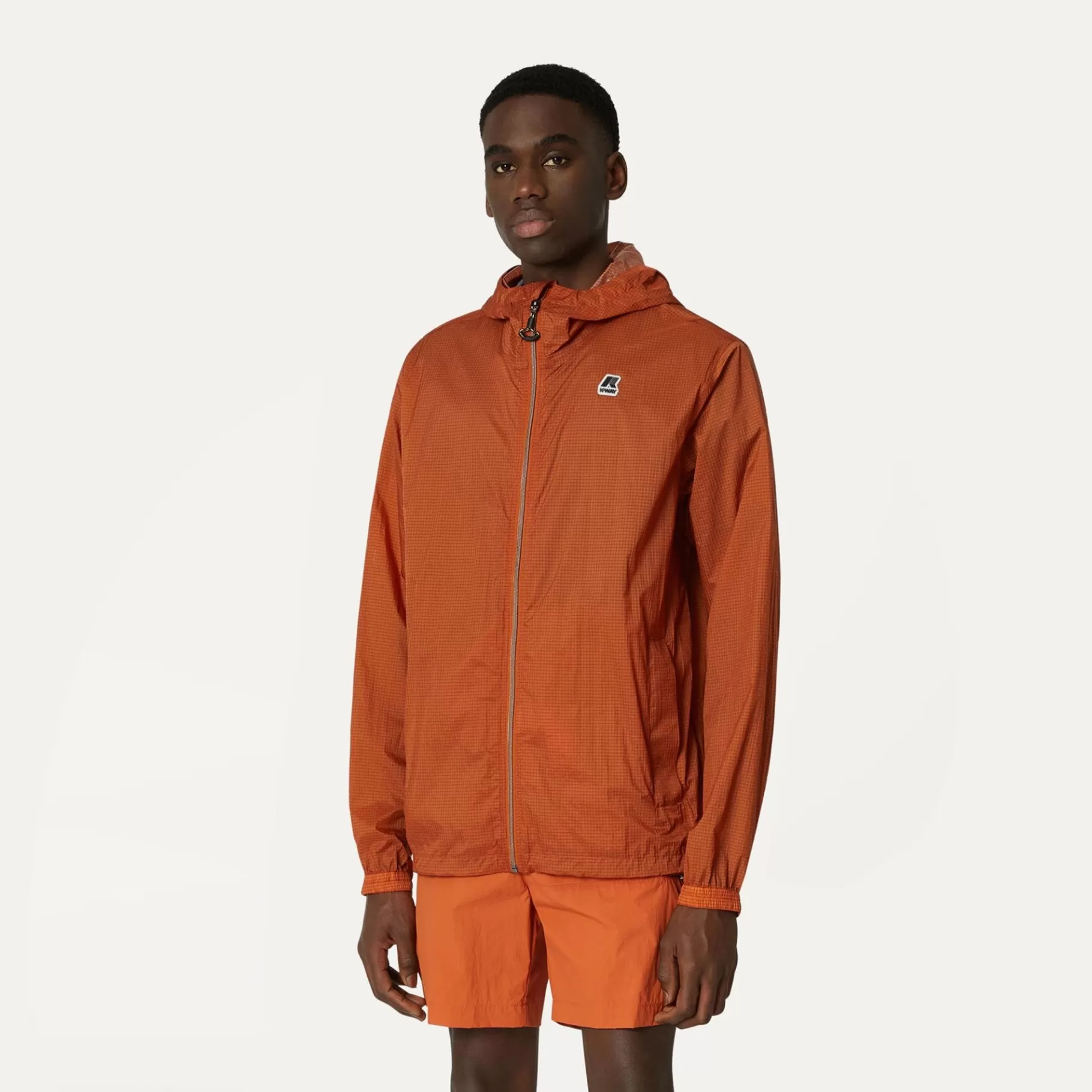 Short Jackets*K-WAY Cleon Nylon Ripstop - Jackets - Short - Unisex - Orange Copper Ripstop