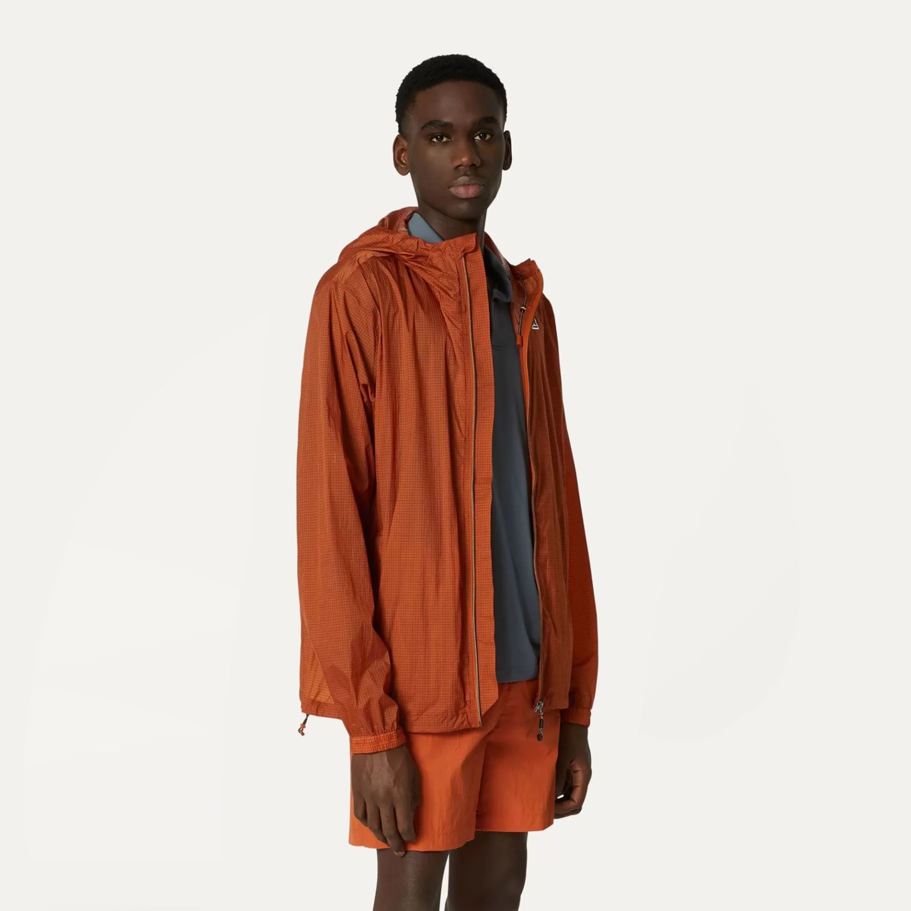 Short Jackets*K-WAY Cleon Nylon Ripstop - Jackets - Short - Unisex - Orange Copper Ripstop