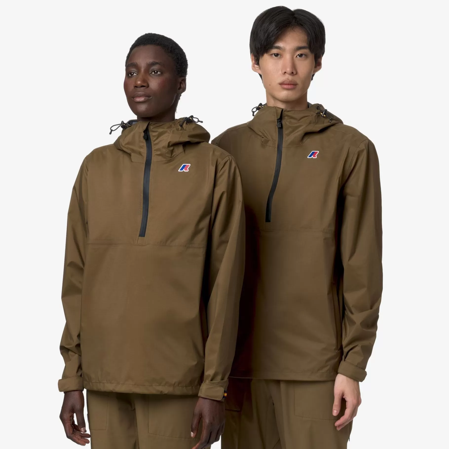 Coats And Long Jackets*K-WAY Cleonte Travel - Jackets - Mid - Unisex - Brown Corda