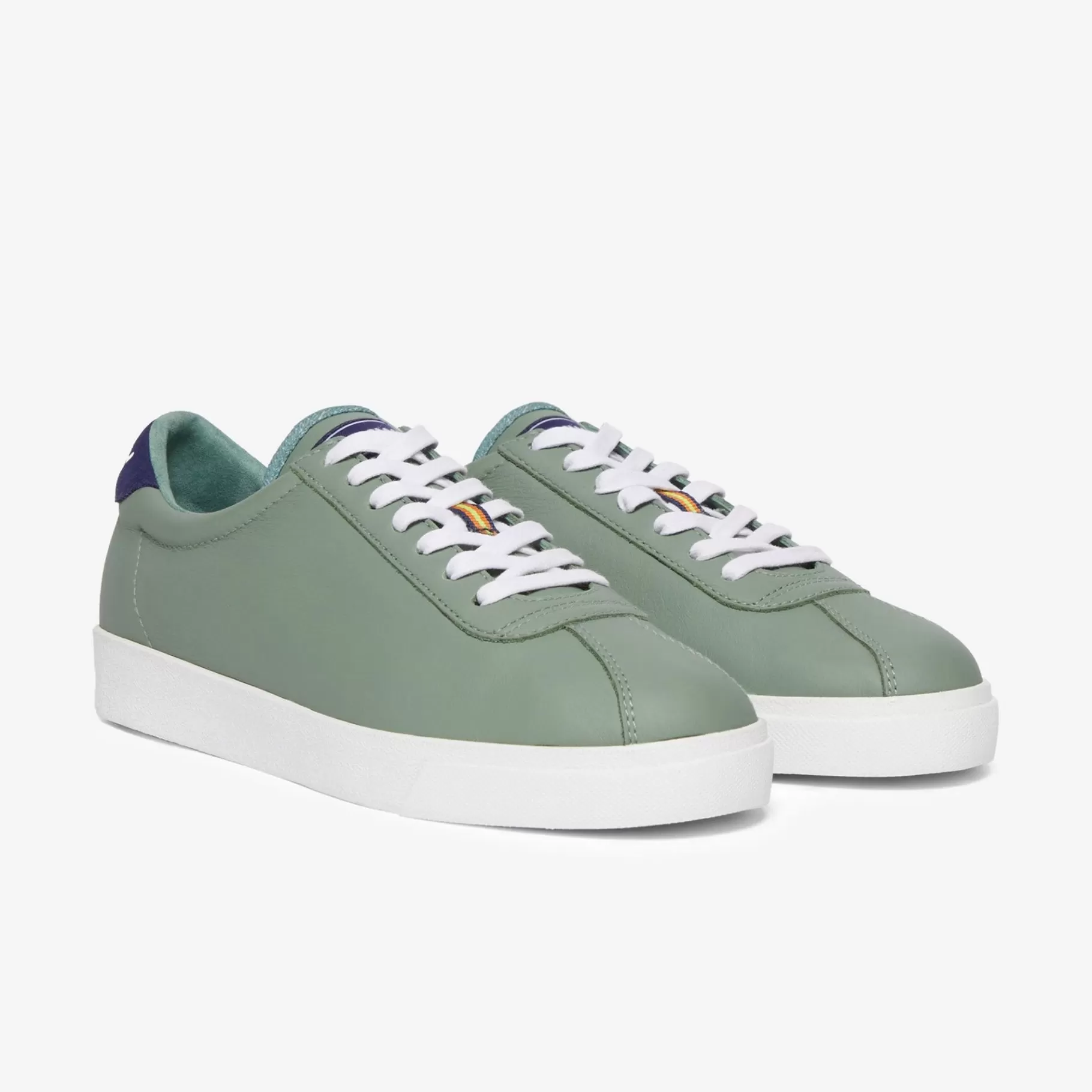 Sneakers*K-WAY Club K - Sneakers - Low Cut - Unisex - Green Fjord-White