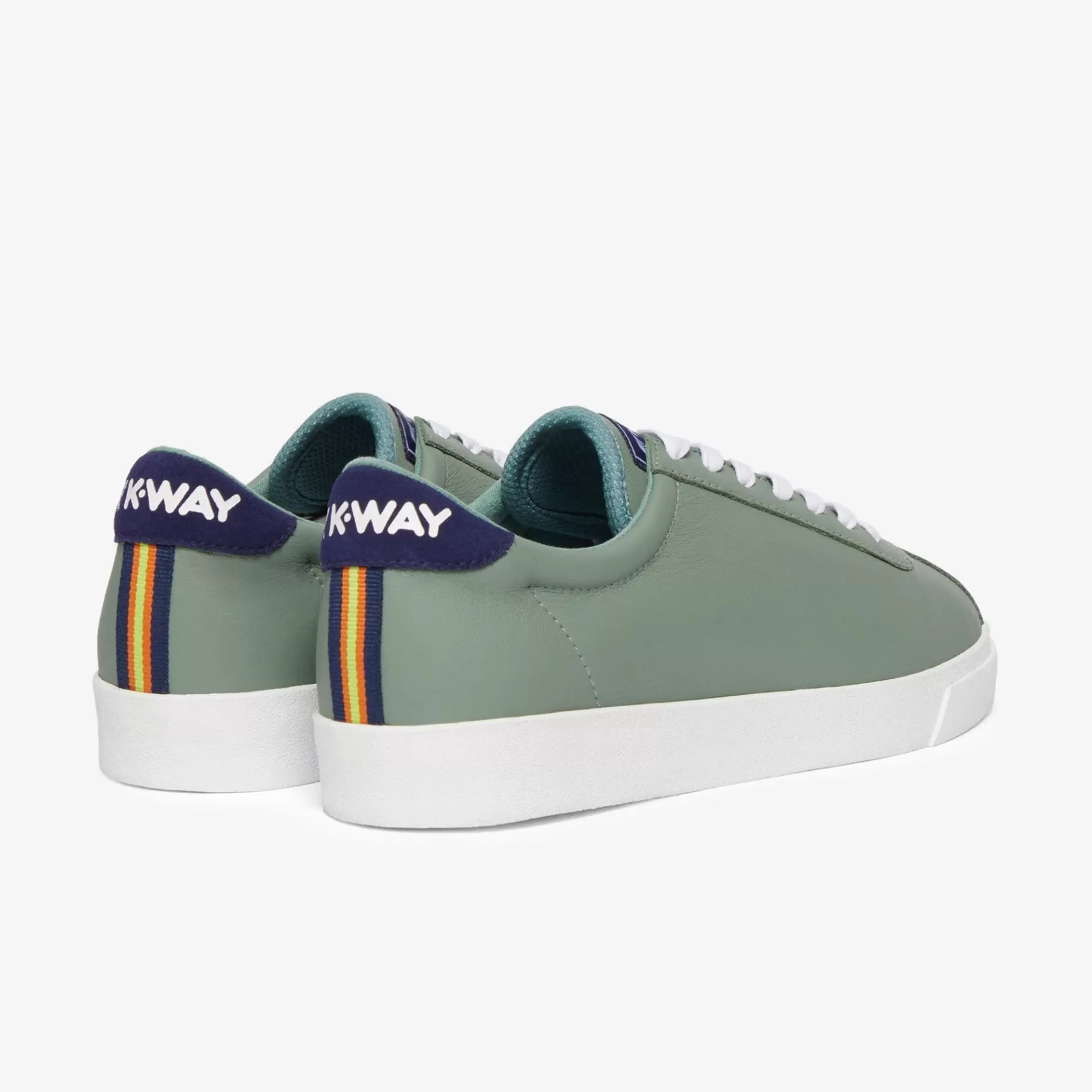 Sneakers*K-WAY Club K - Sneakers - Low Cut - Unisex - Green Fjord-White