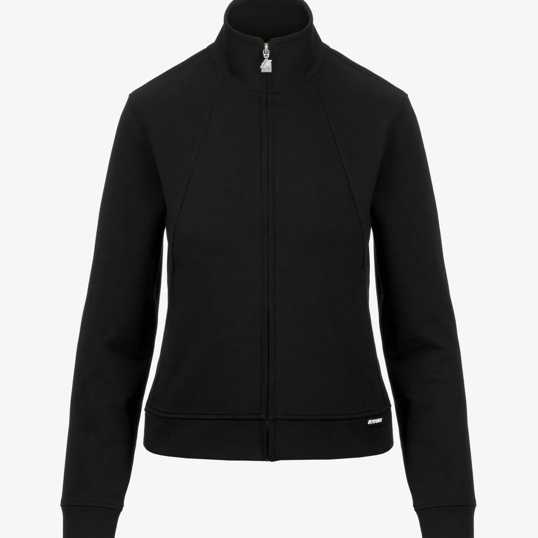 Hoodies And Sweaters*K-WAY Cyrielle Interlock - Fleece - Jacket - Woman - Black Pure