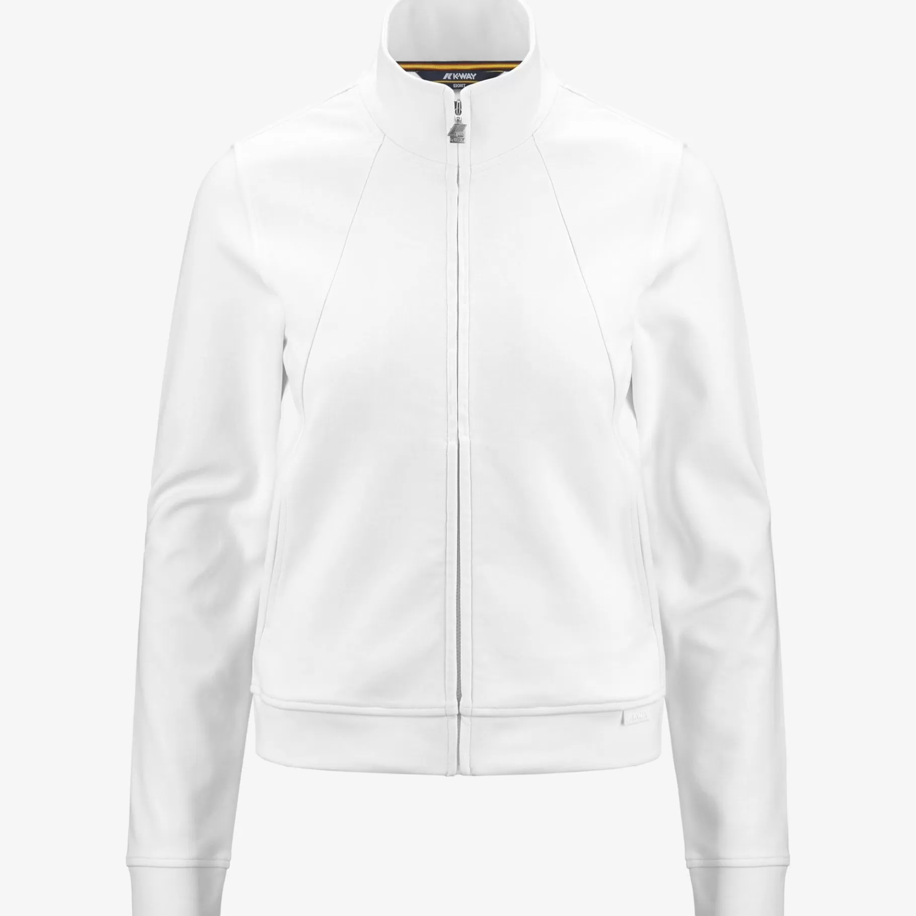 Hoodies And Sweaters*K-WAY Cyrielle Interlock - Fleece - Jacket - Woman - White