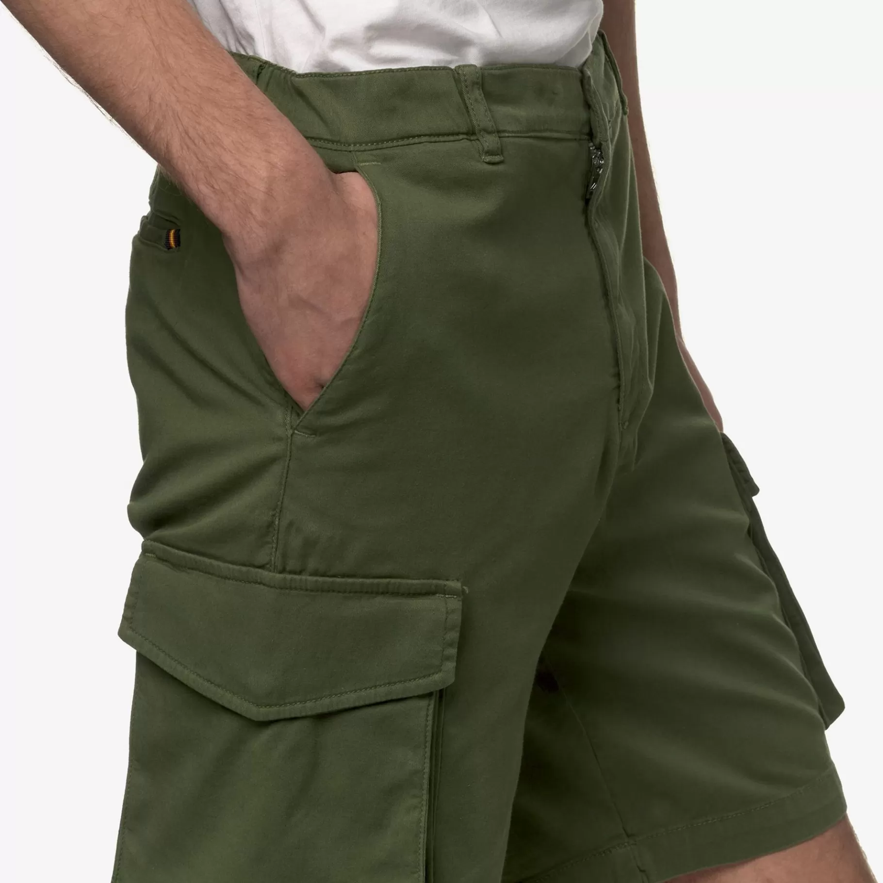 Shorts*K-WAY Davon - Shorts - Cargo - Man - Green Cypress